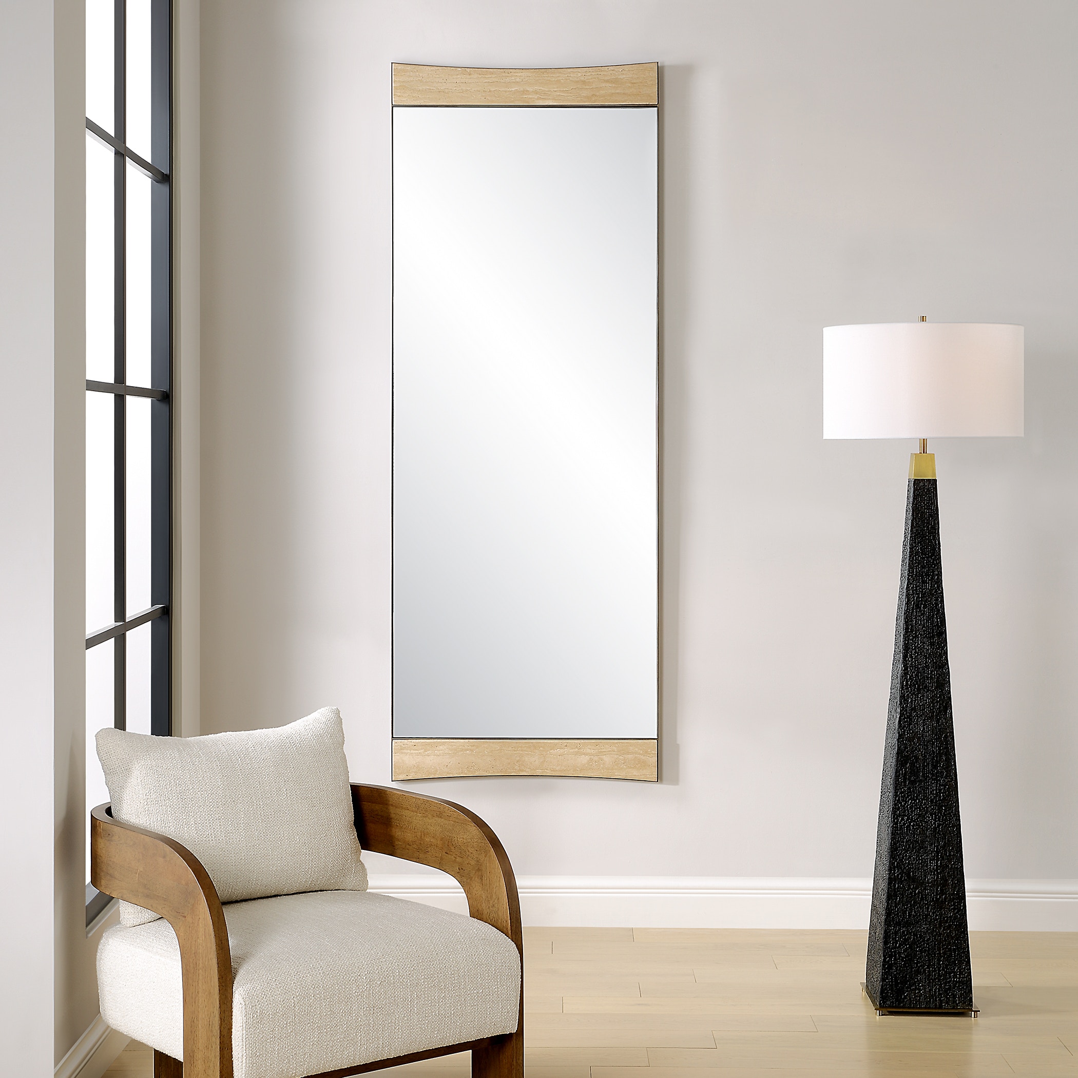アンジー@プロフ　美品　UTTERMOST社製　大型鏡 Russo Oversized Modern Mirror UT08229