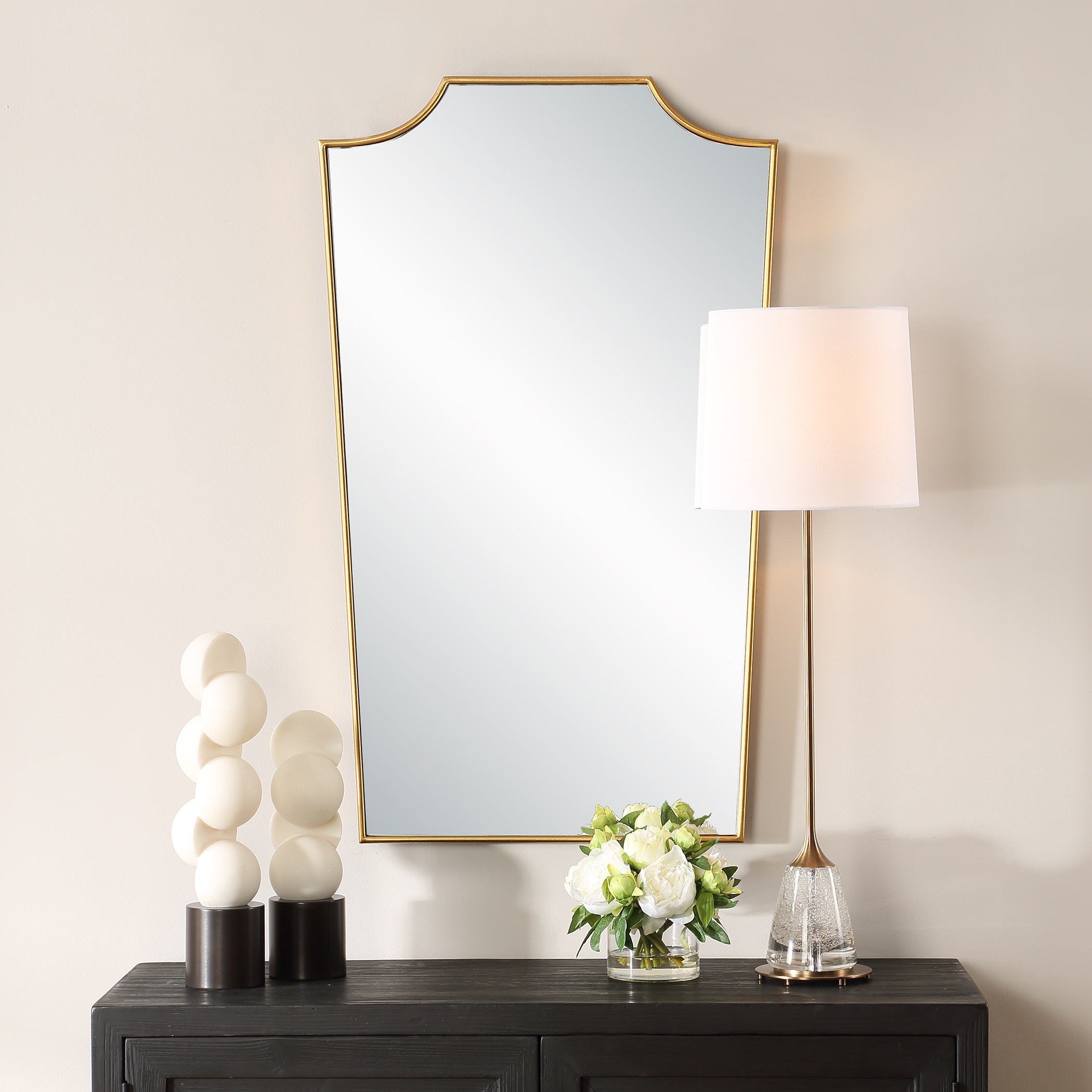 Demure Antique Gold Mirror UT08239