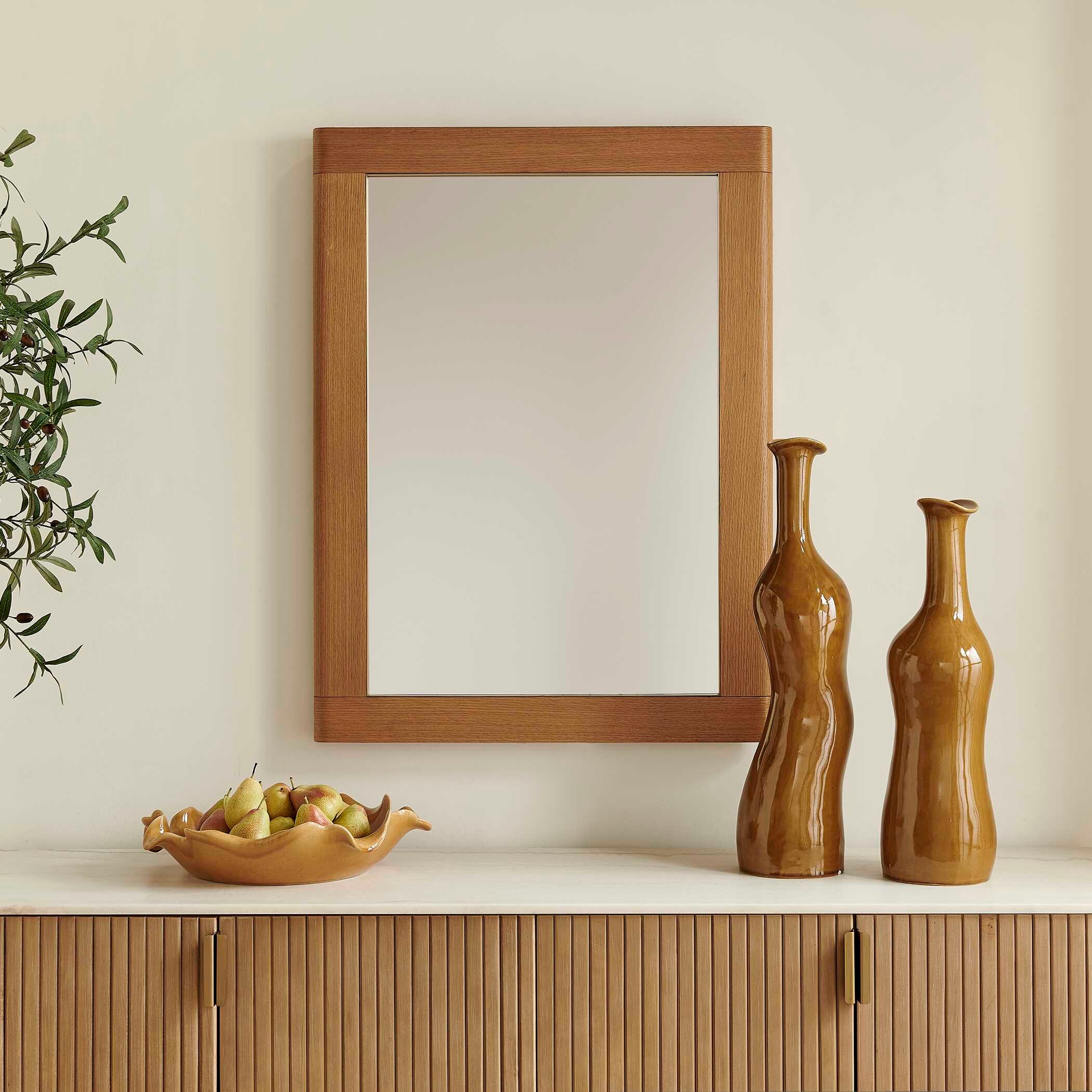 Uttermost Mirrors Bishop Gunstock Oak Mirror 08408 - Knight