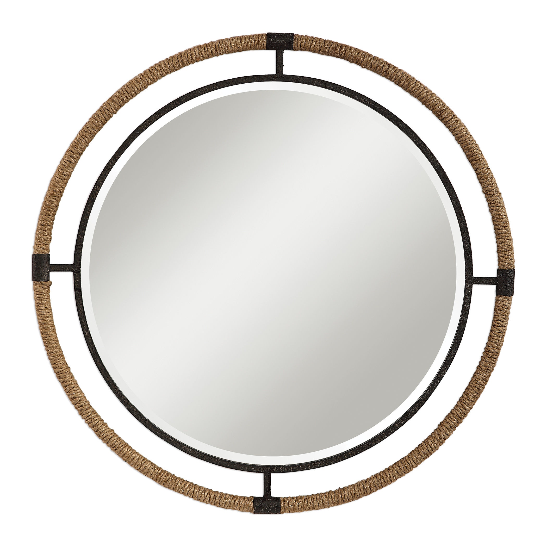Uttermost Accessories Melville Coastal Round Mirror 09475 Turner Furniture Company Avon Park