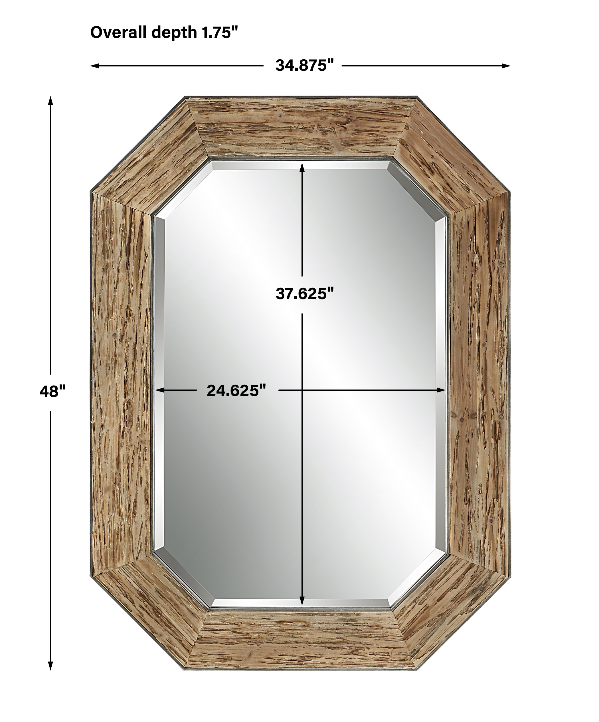 Uttermost Mirrors SIRINGO OCTAGONAL MIRROR 09821 - Moss Creek