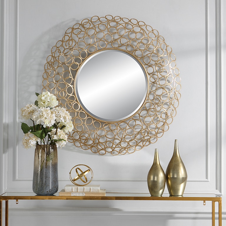 Uttermost Mirrors Sailor's Knot White Small Round Mirror 09824 - Kendall  Furniture - Selbyville, DE