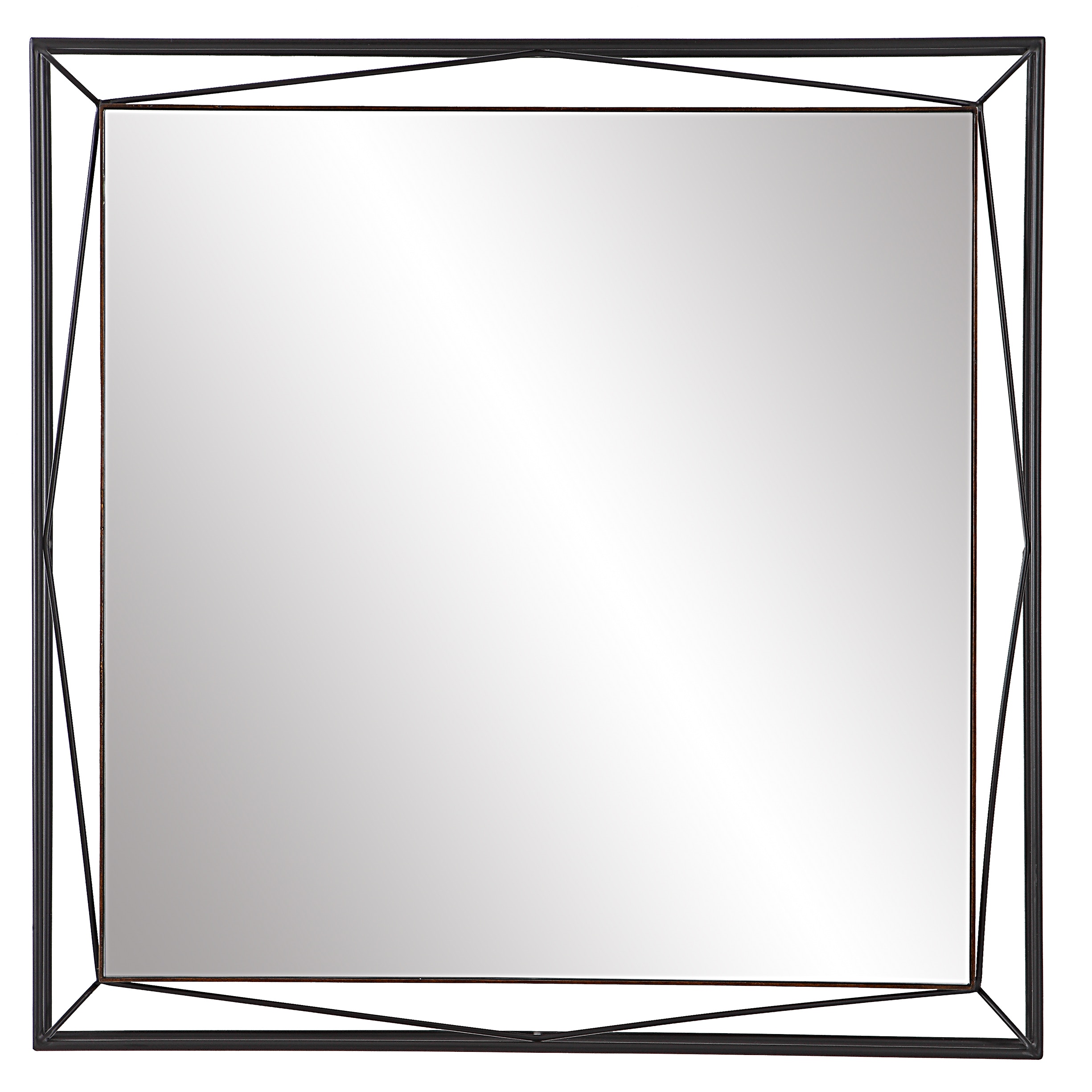 Uttermost Mirrors Entangled Modern Square Mirror 09868 Kiser