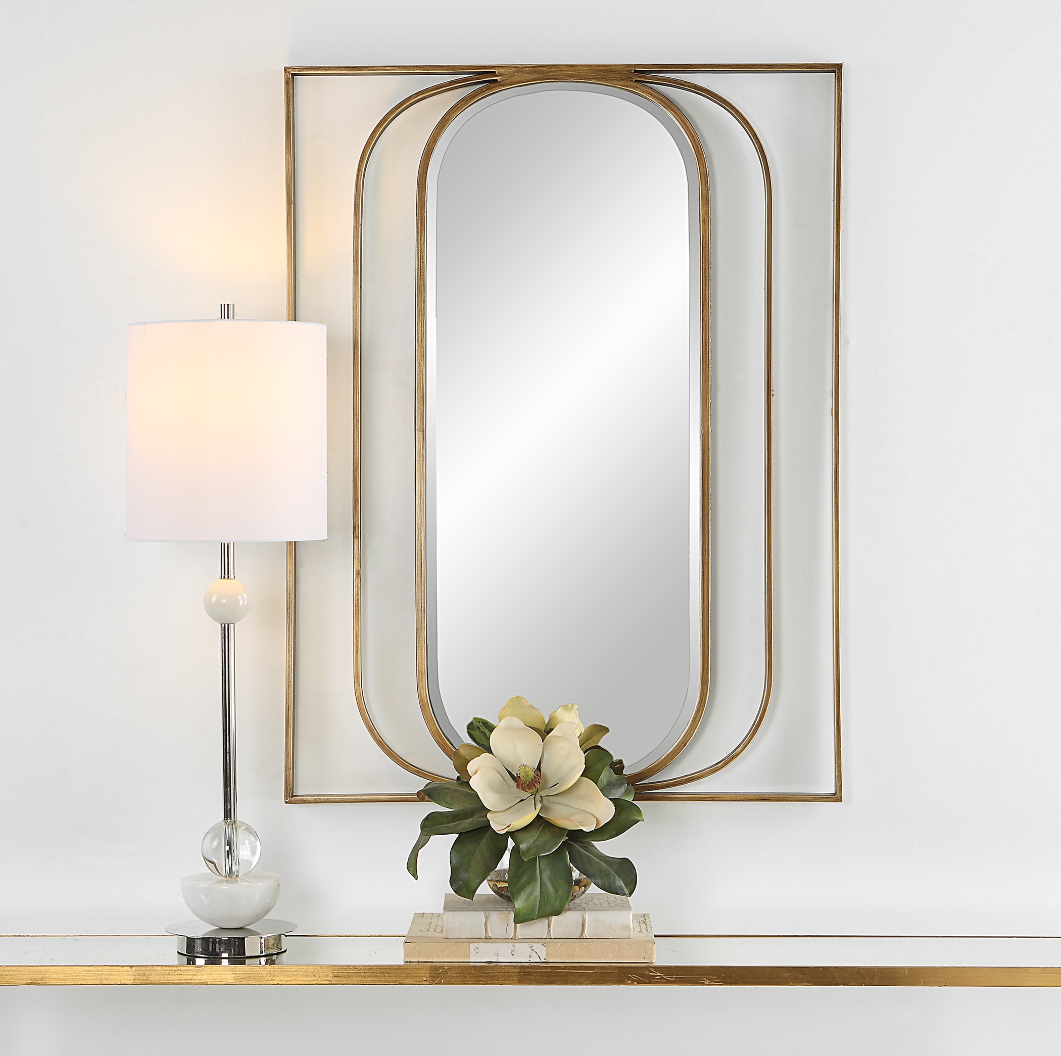 Uttermost Mirrors Replicate Contemporary Oval Mirror 09897
