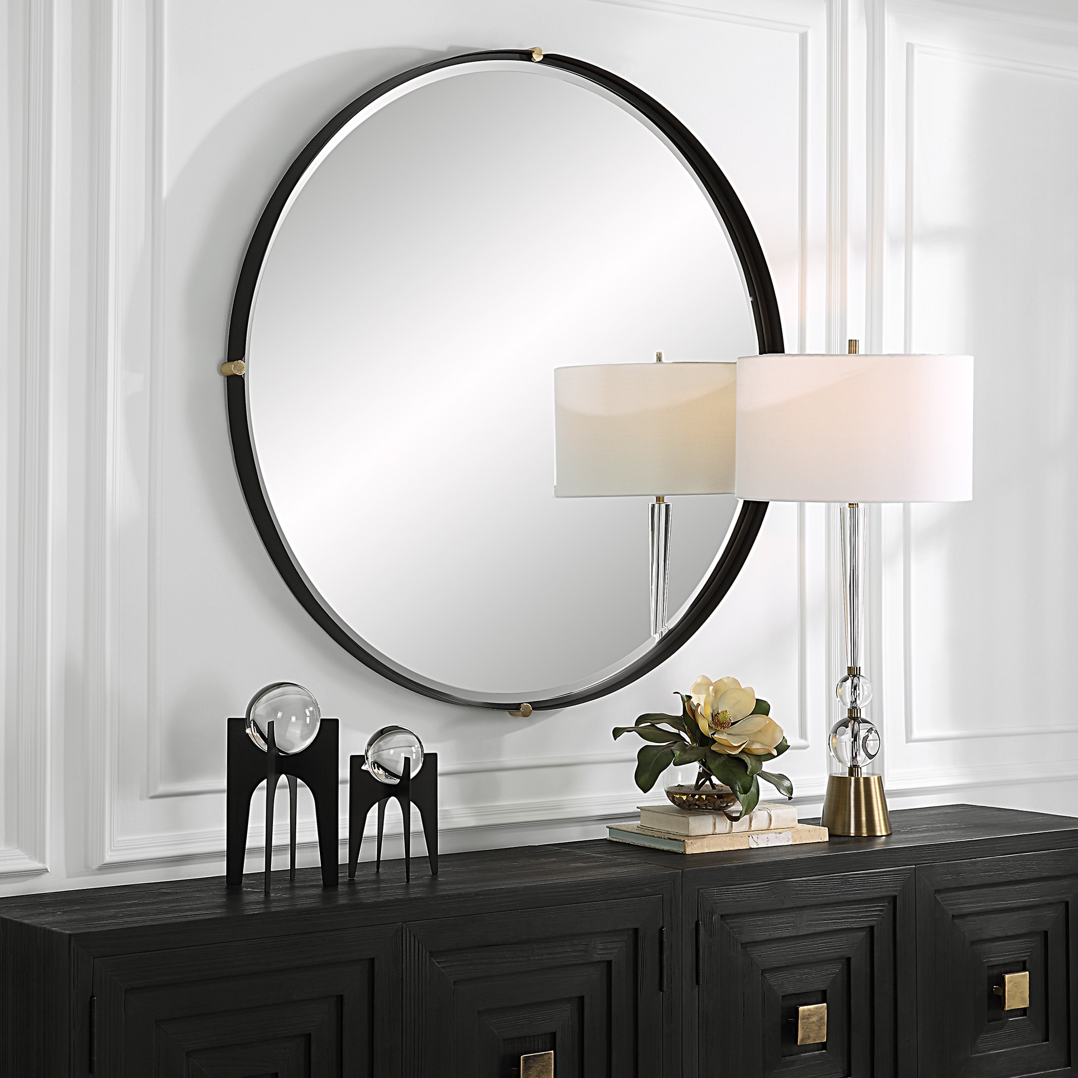 Sele Oversized Round Mirror UT09949