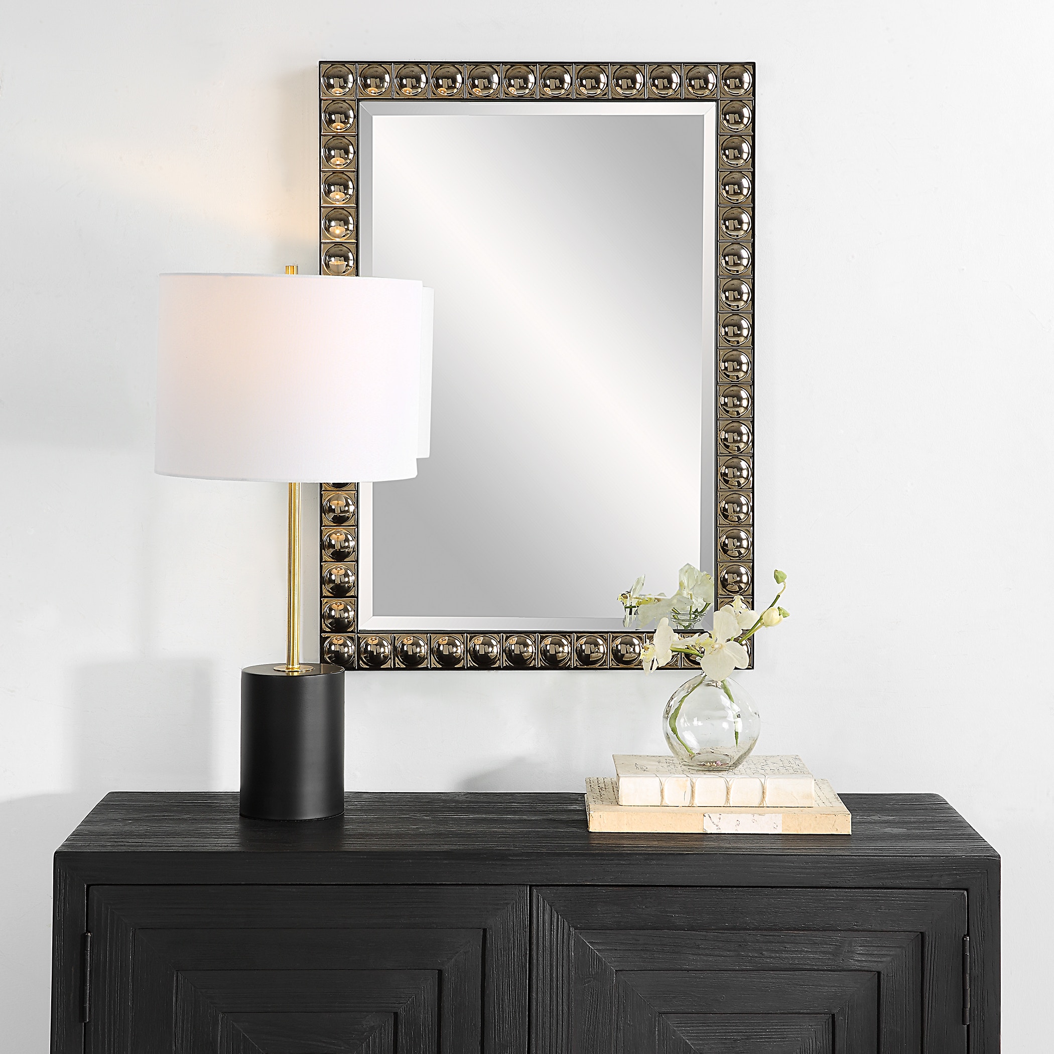 Uttermost Mirrors Silvio Tiled Vanity Mirror 09944 - Salt Creek