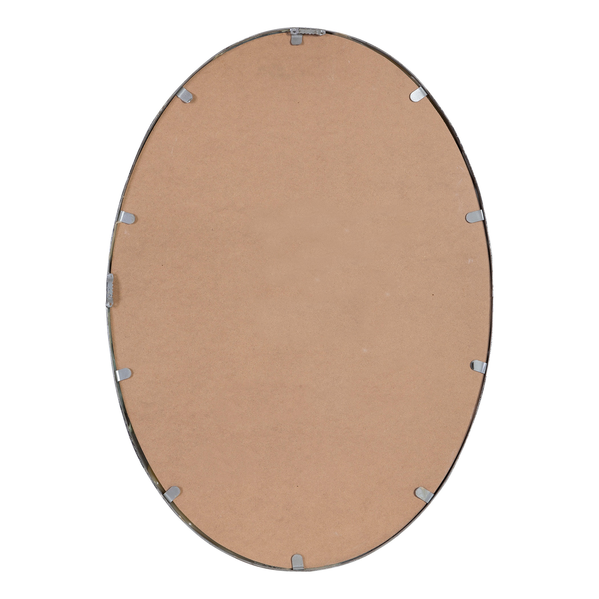 Uttermost Annadel Oval Wall Mirror Polished Nickel 2.5 D x 50.8 W x 71.1cm D 