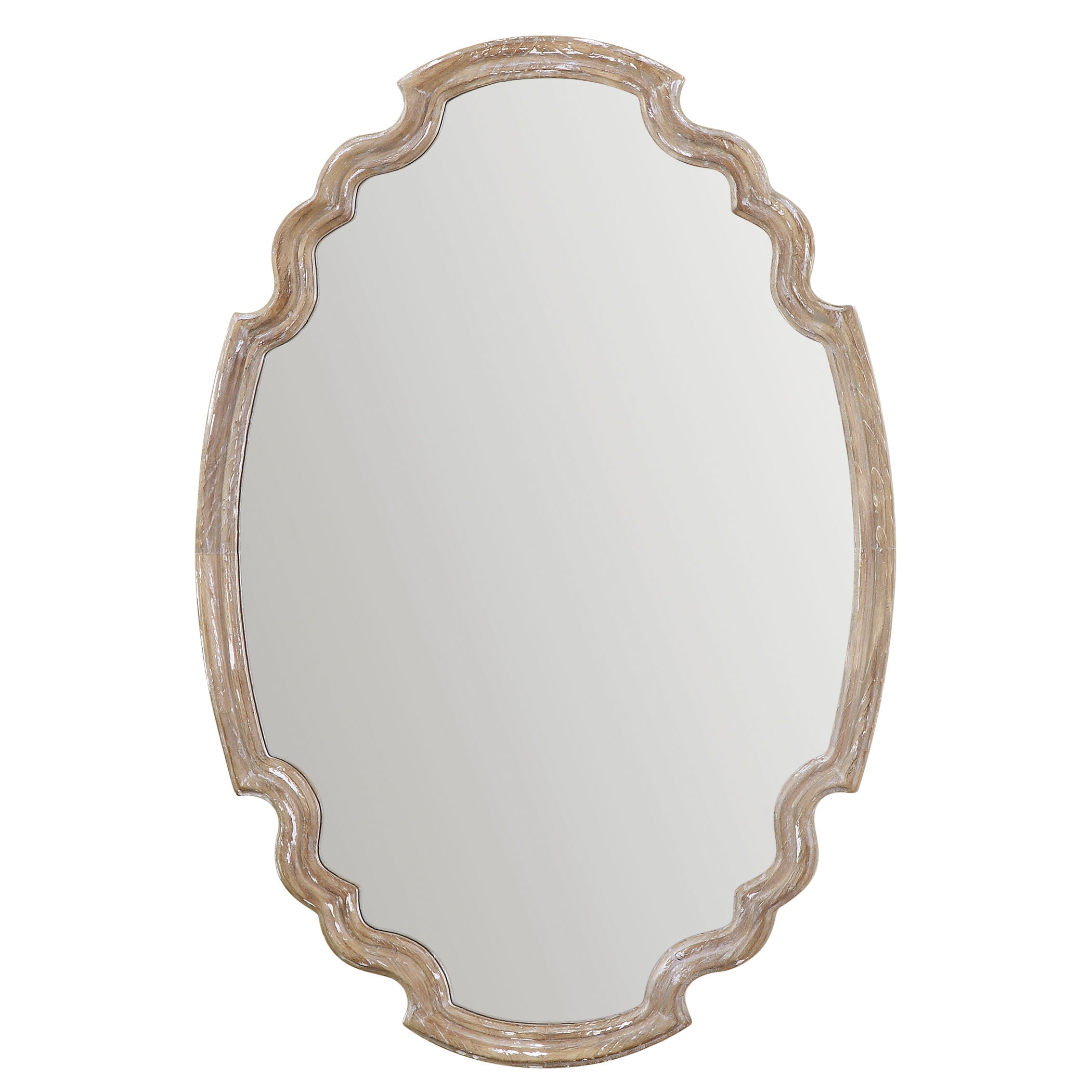 Uttermost Mirrors Ludovica Aged Wood Mirror 14483 - Carol House