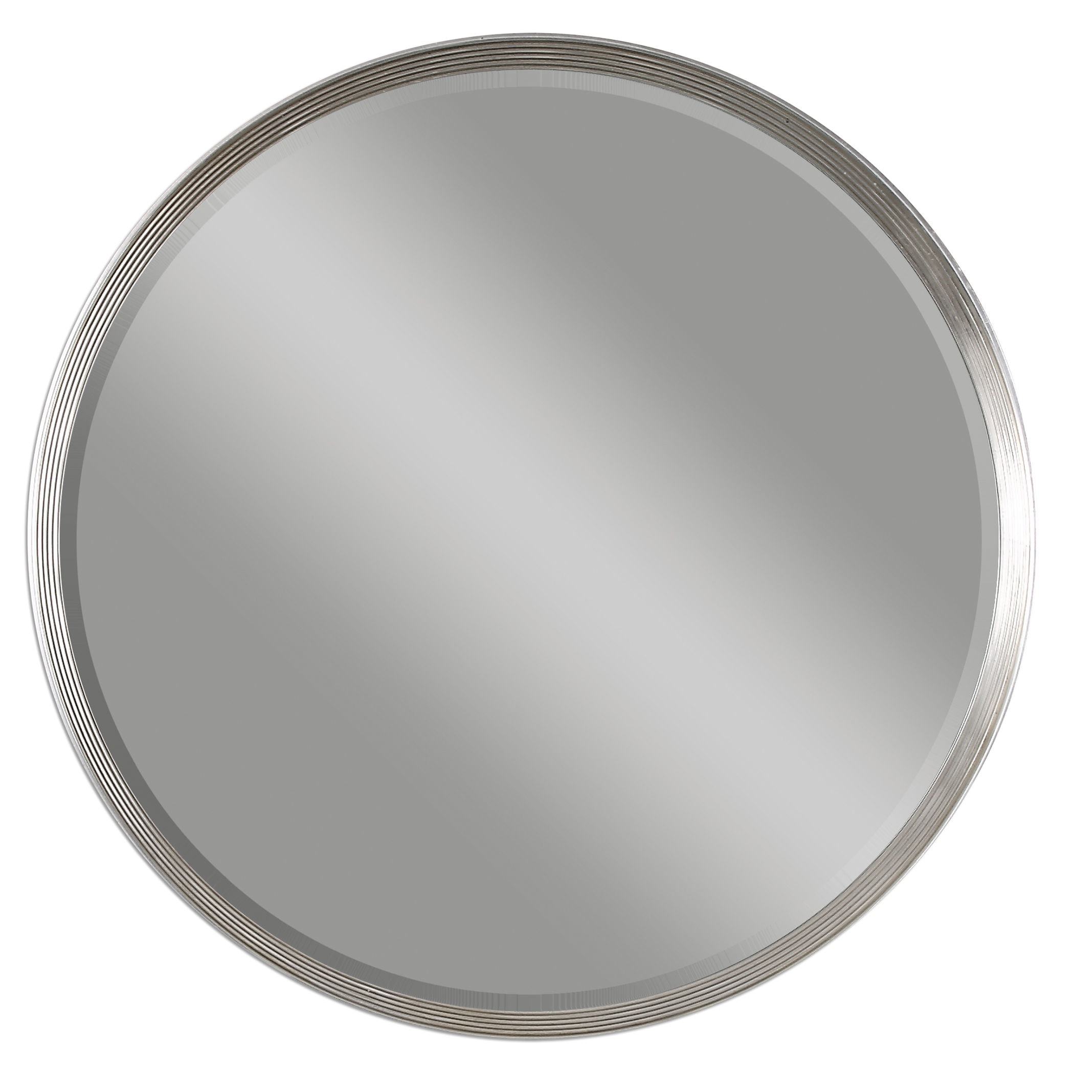 Serenza Round Silver Mirror UT14547