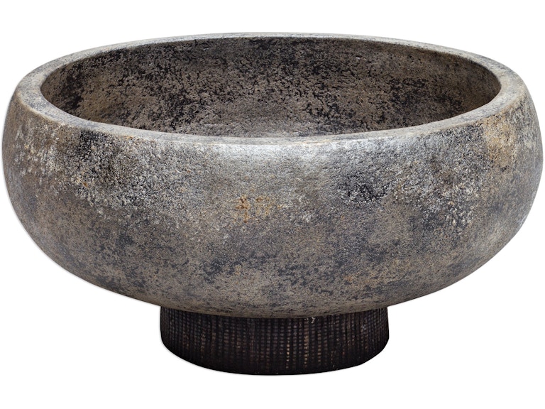 Uttermost Accessories Brixton Aged Black Bowl 17107 Tin Roof