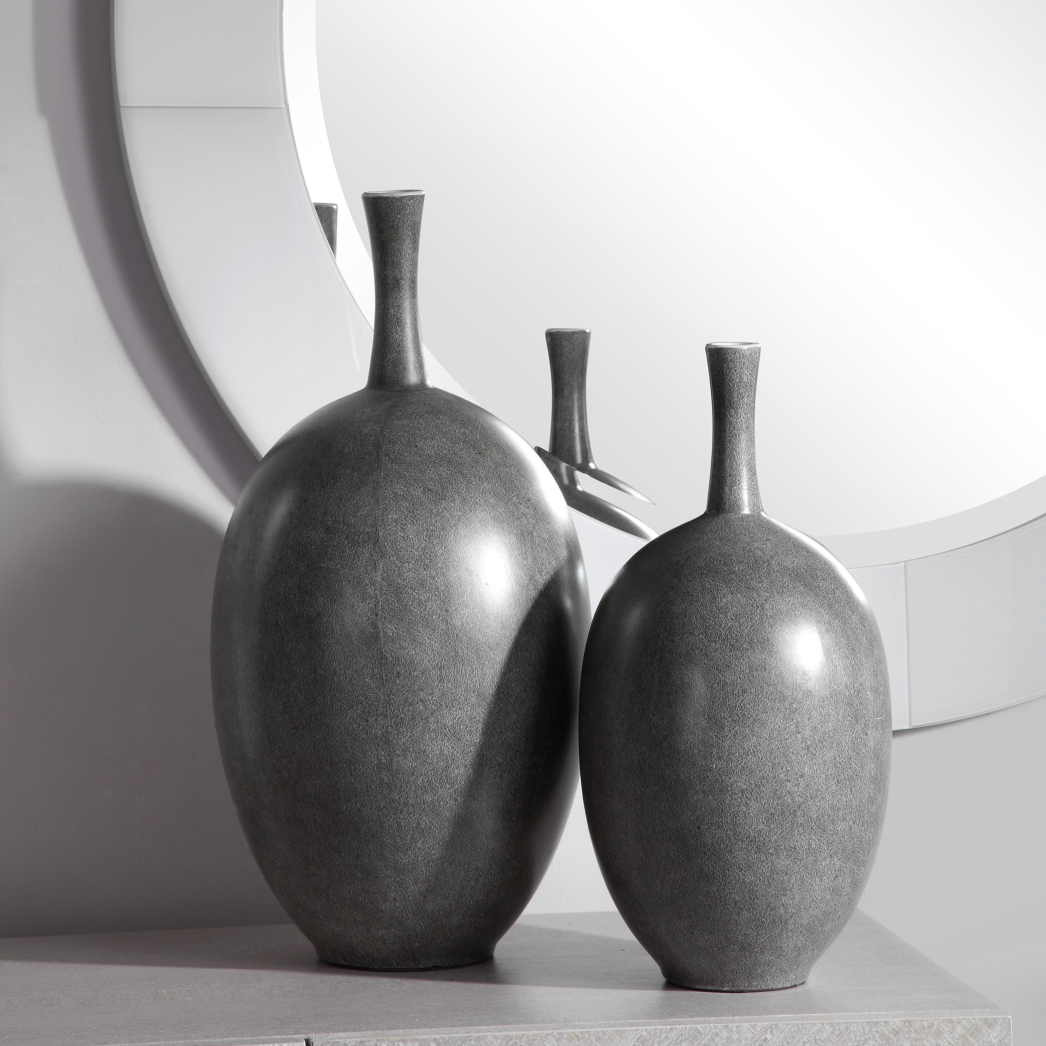 Uttermost Accessories Riordan Modern Vases, S/2 17711 - Burke Furniture