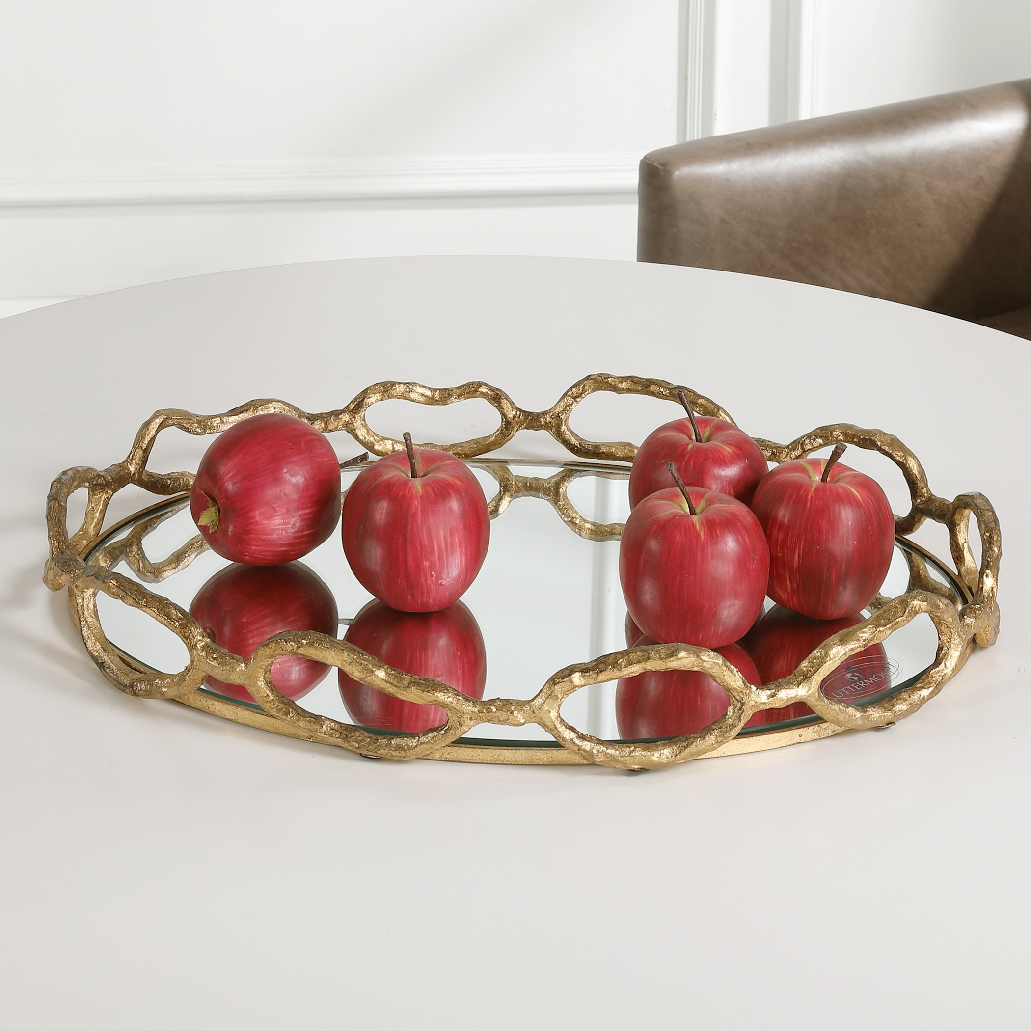 Uttermost Home Accents Cable Chain Mirrored Tray 17837
