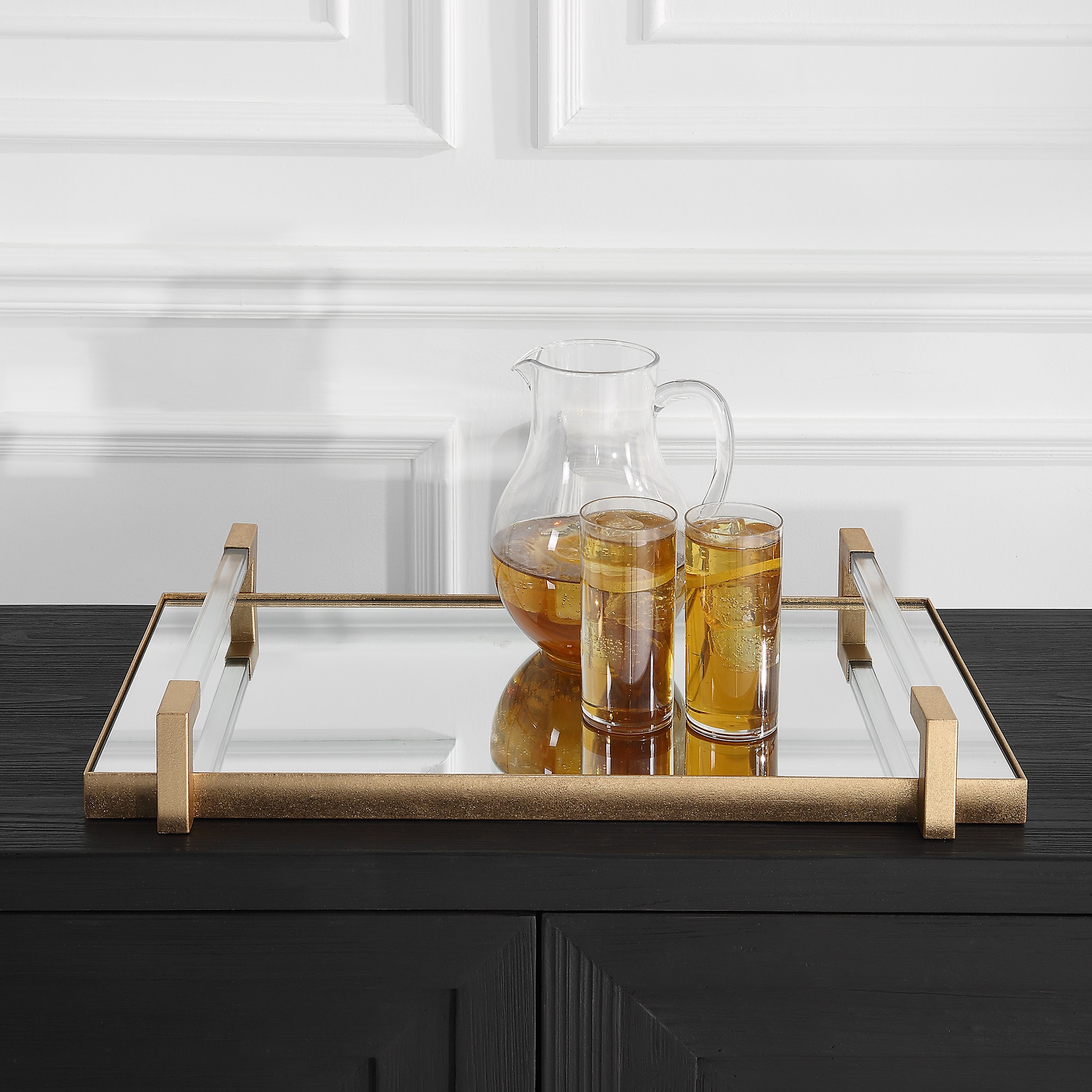 Deki Gold Mirrored Tray UT18083