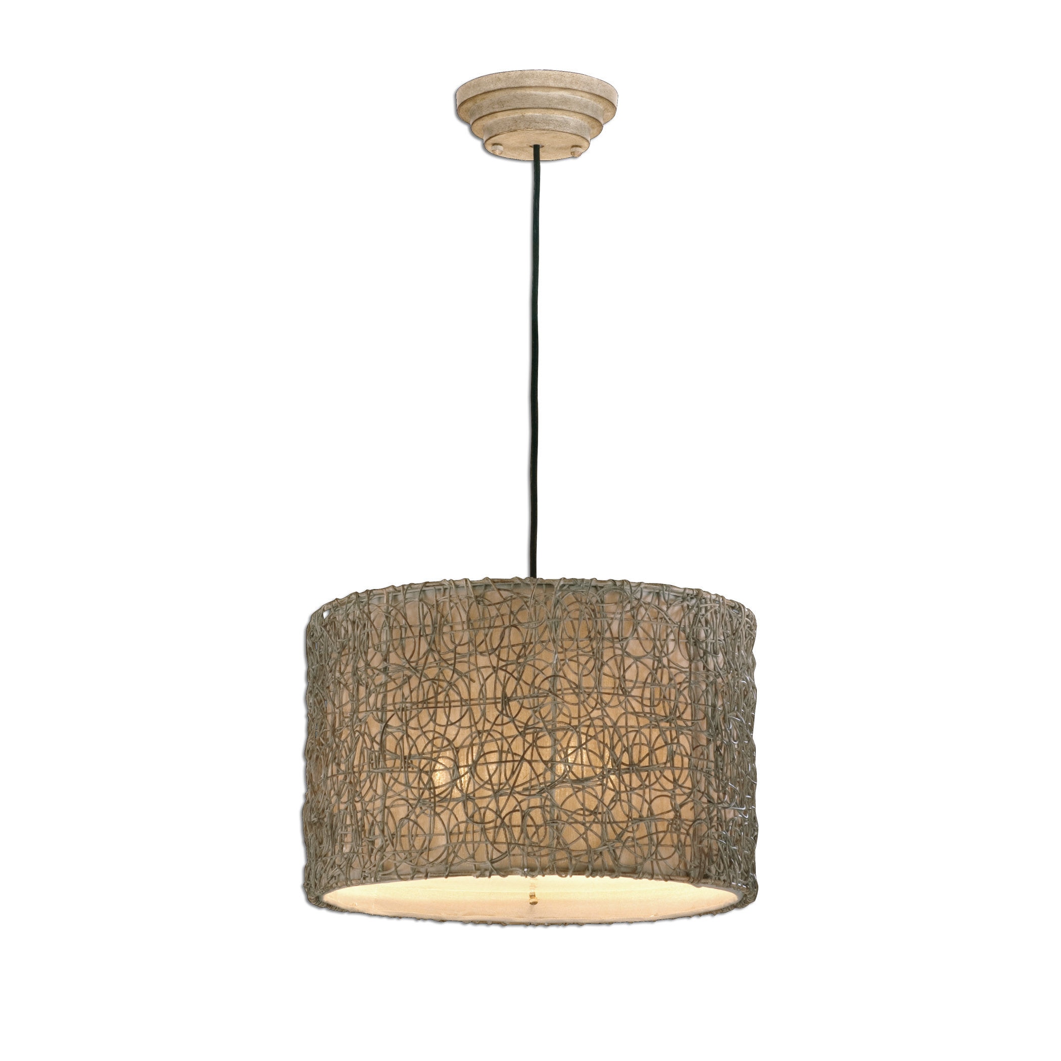 uttermost drum chandelier