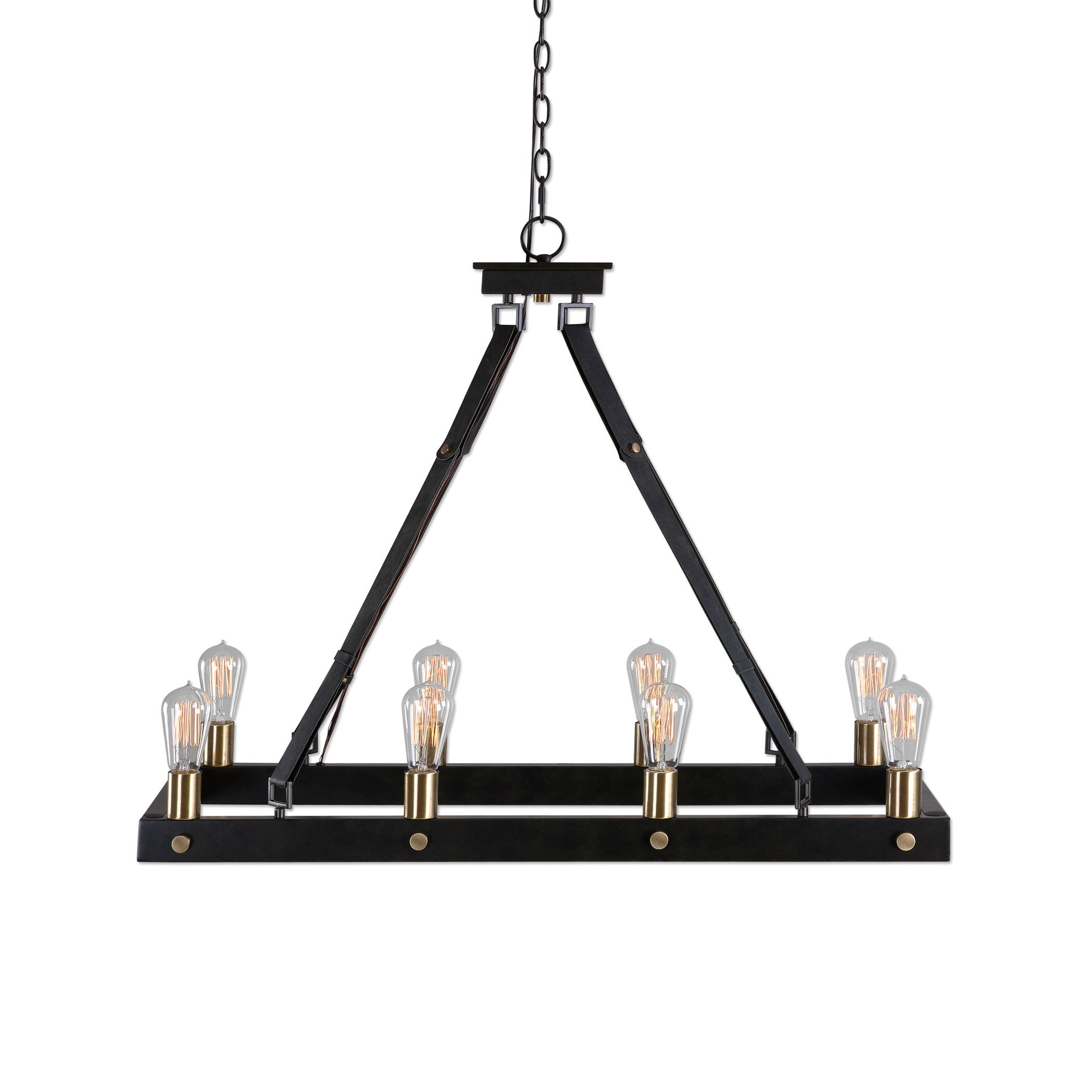 marlow 8 light rectangle chandelier