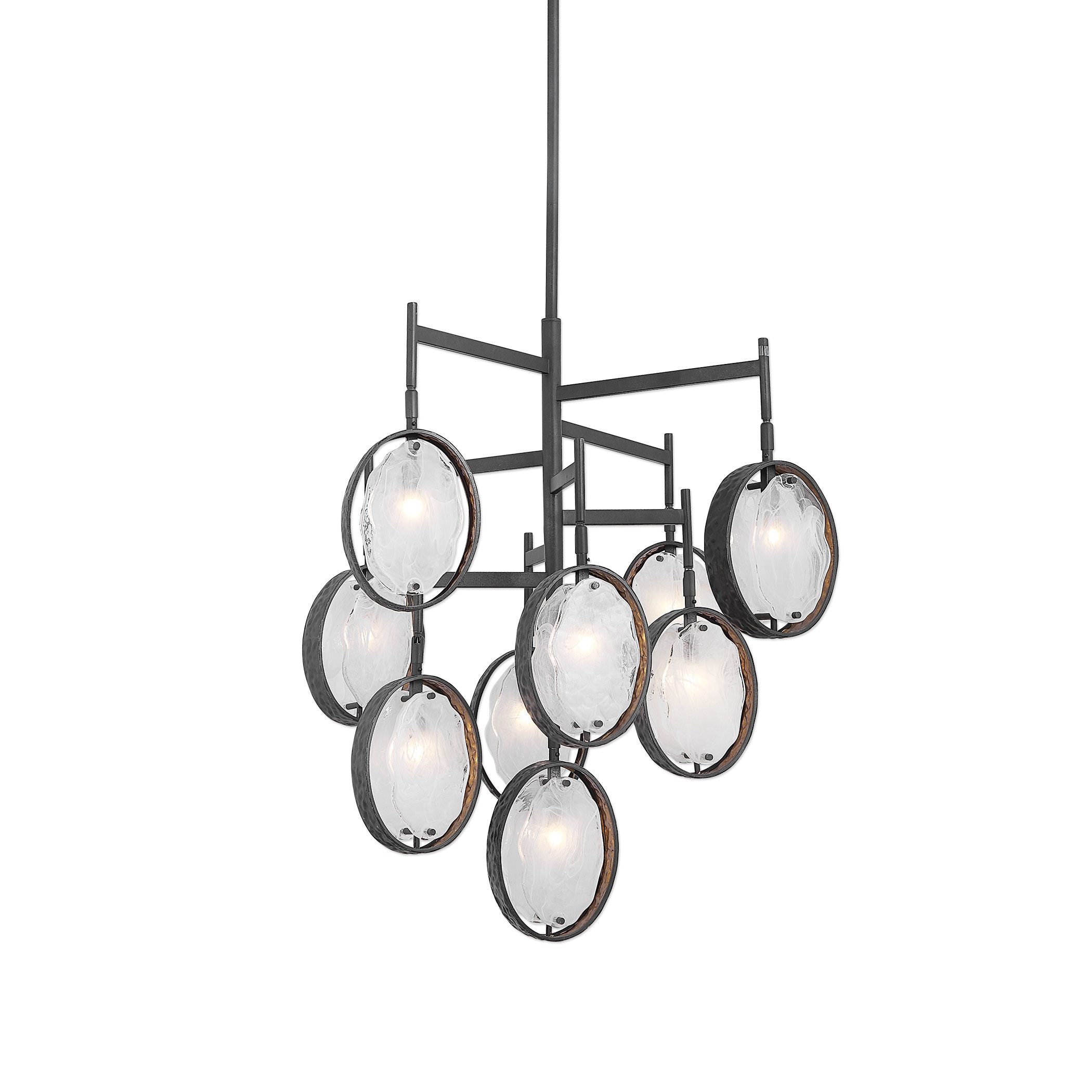 Black and deals bronze chandelier