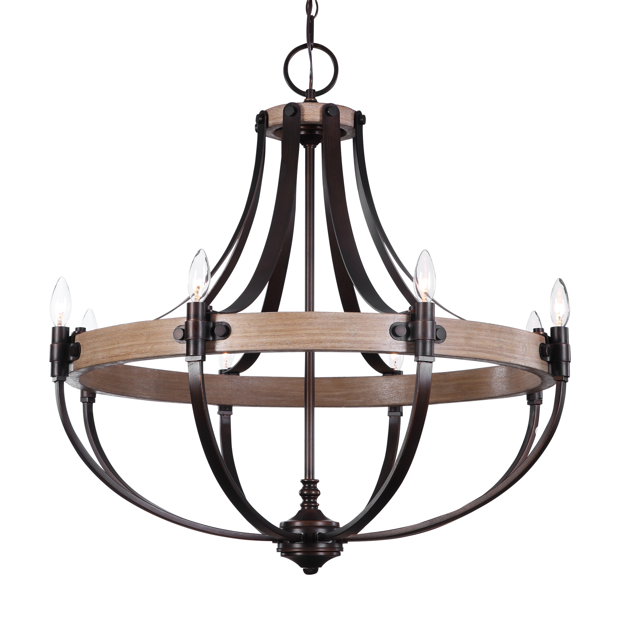 Uttermost 21329 Lamps and Lighting Dubois 8 Light Chandelier