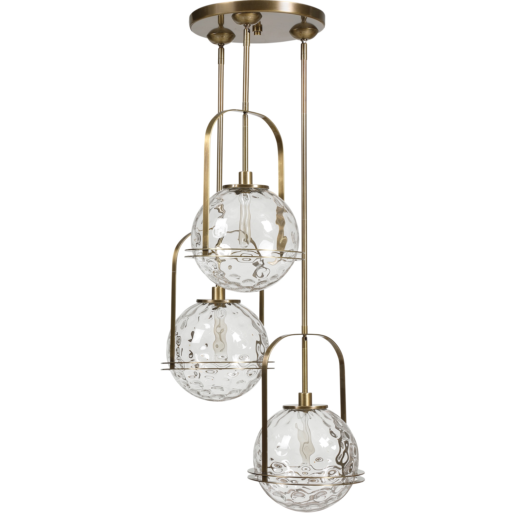 2024最新のスタイル Mimas Uttermost Mimas 21541 Pendant Cluster Light 3 その他