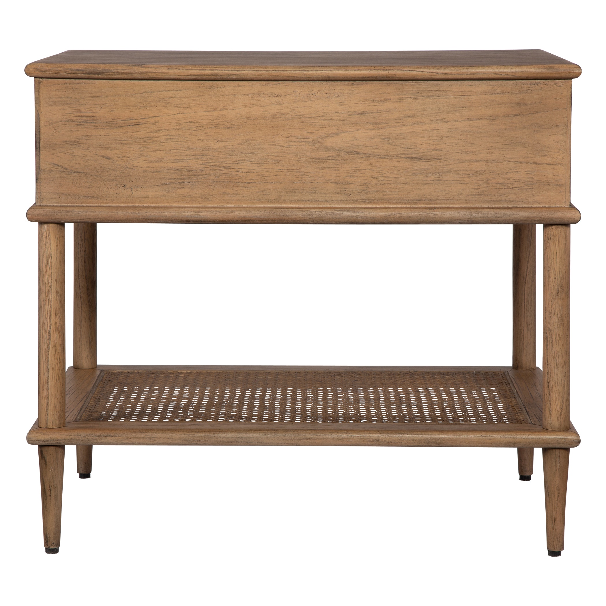 White cane side table online