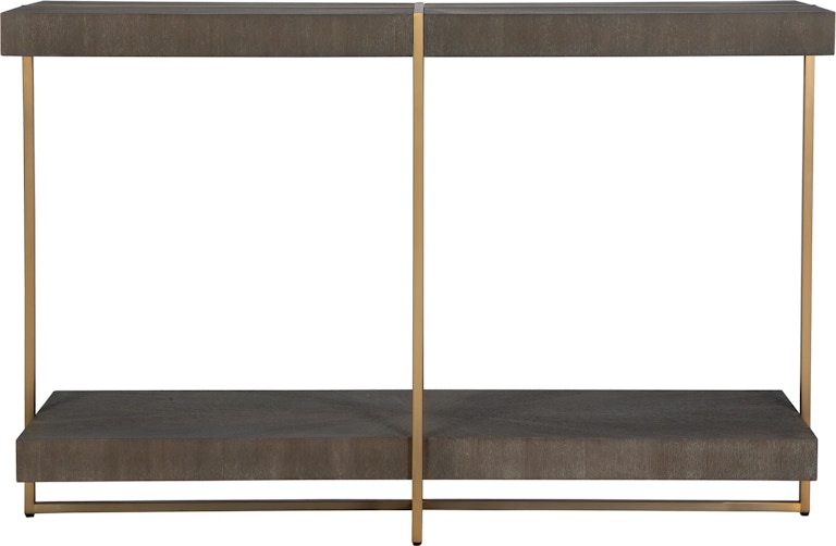 Uttermost Taja Modern Brass/Wood Console Table 22972