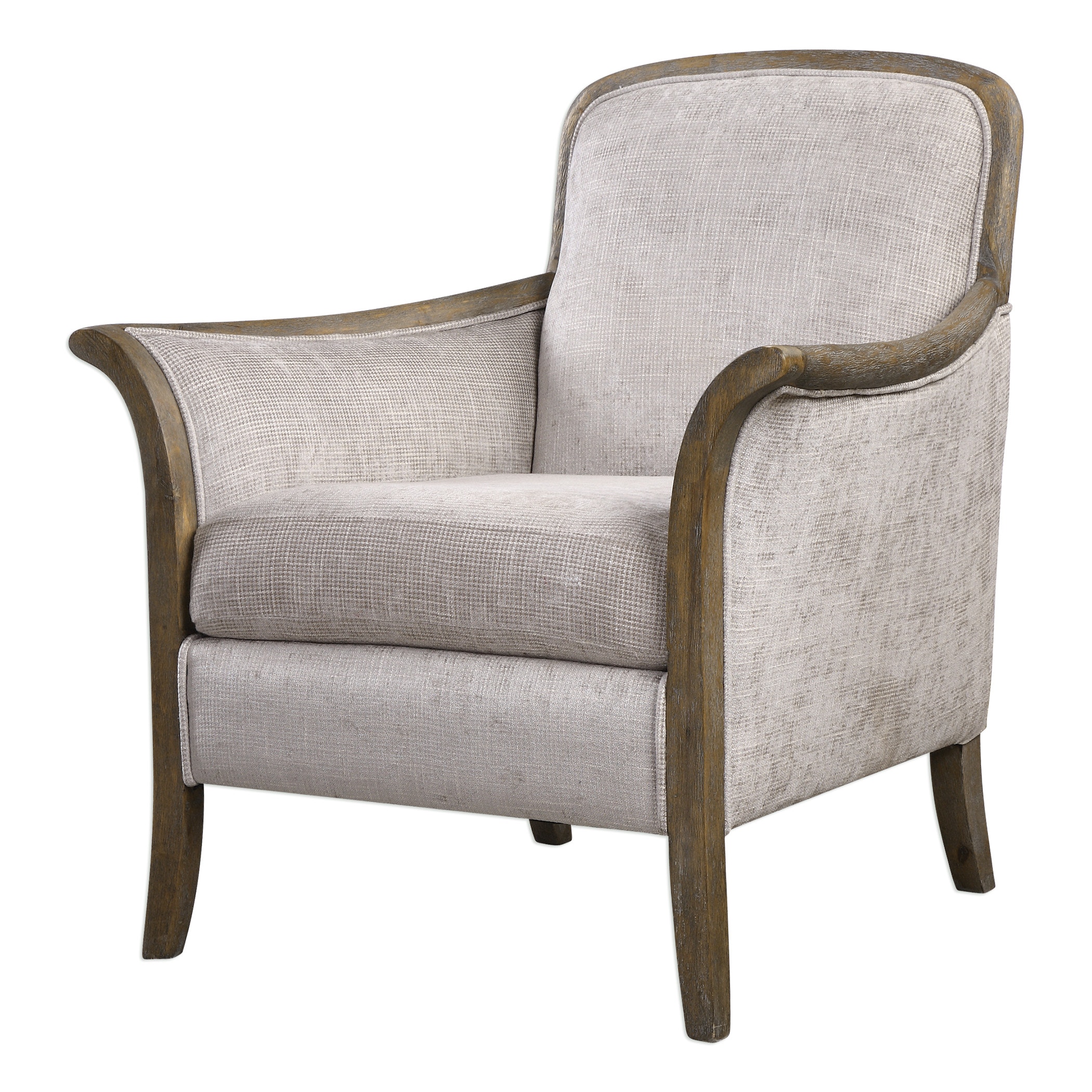 Uttermost Living Room Brittoney Taupe Armchair 23369 Creative