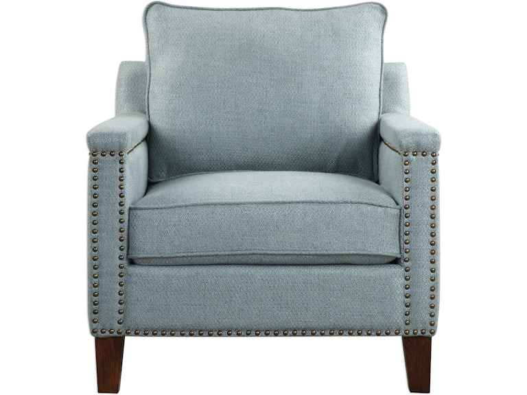 Uttermost Living Room Charlotta Sea Mist Accent Chair *23381