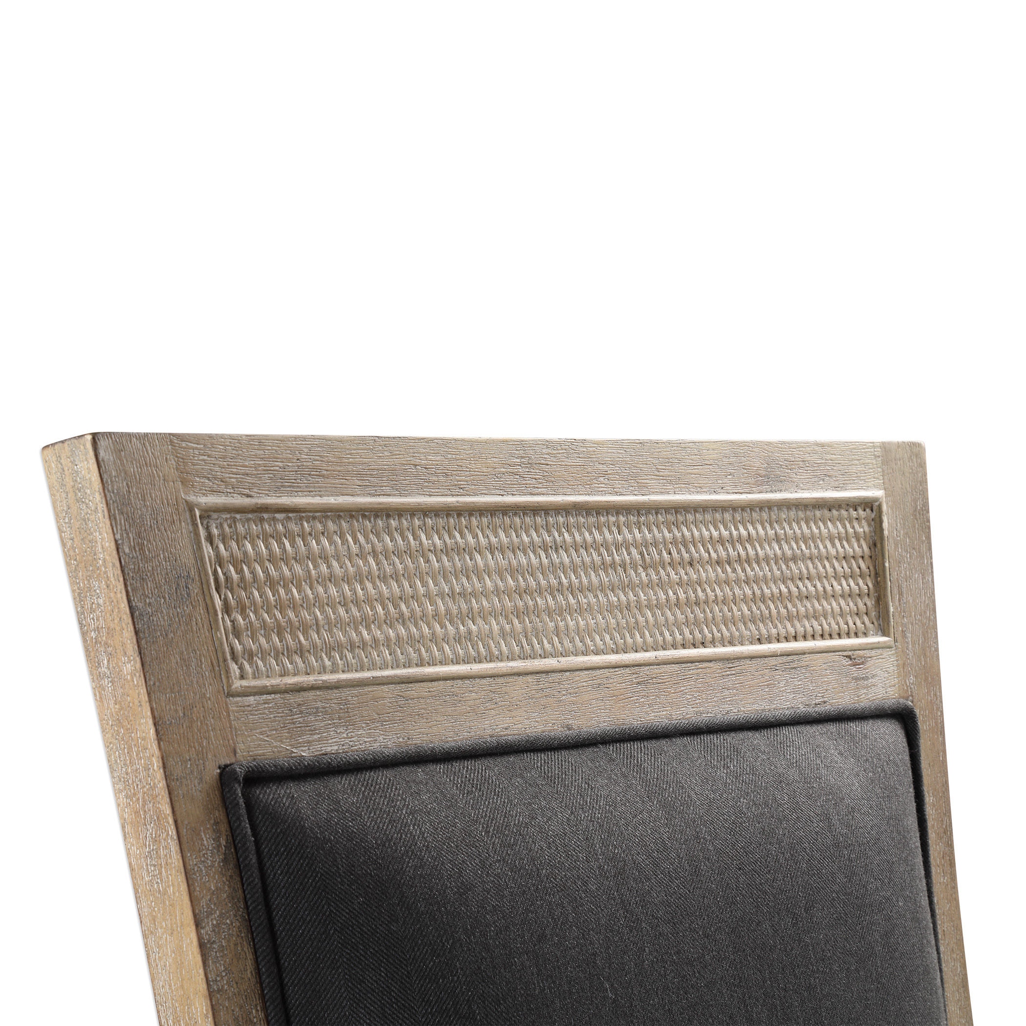 Uttermost Casual Dining Encore Dark Gray Armless Chair 23440 Pamaro