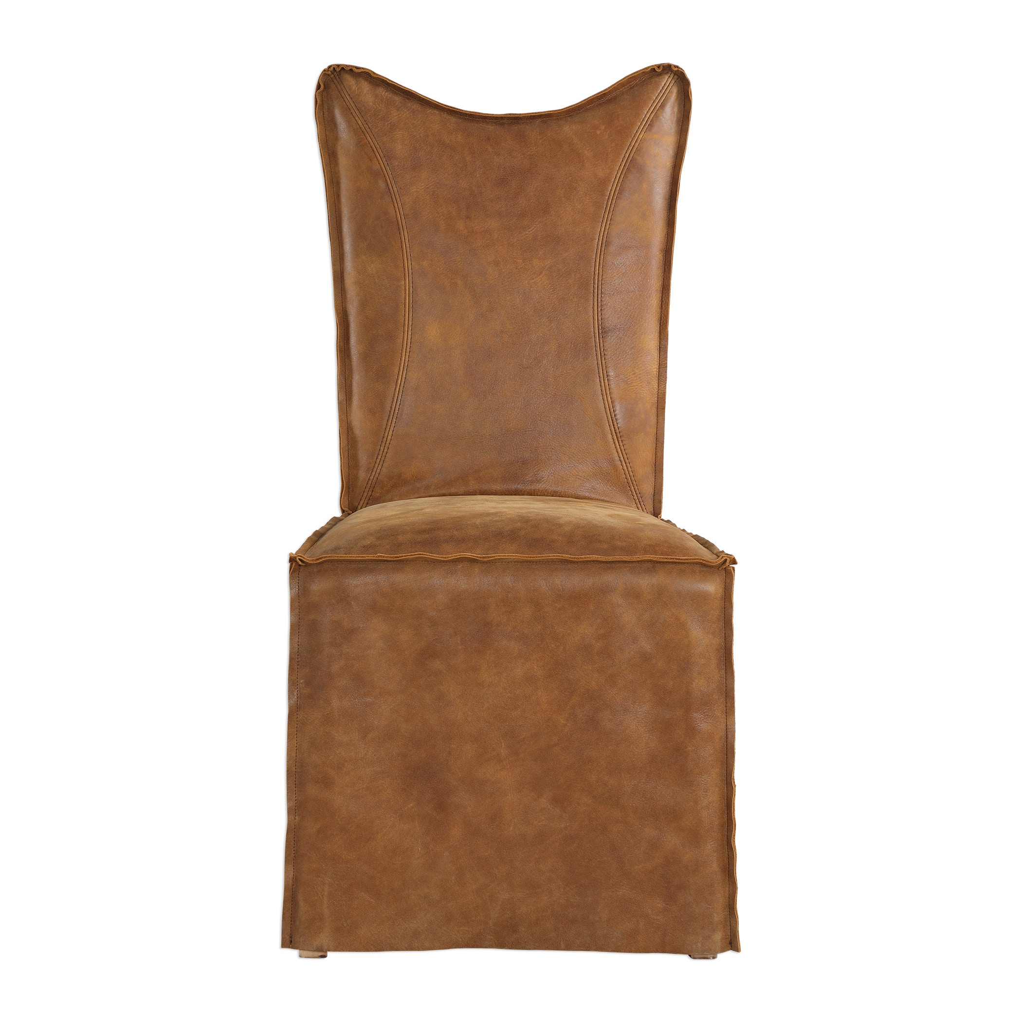 Tan suede dining discount chairs