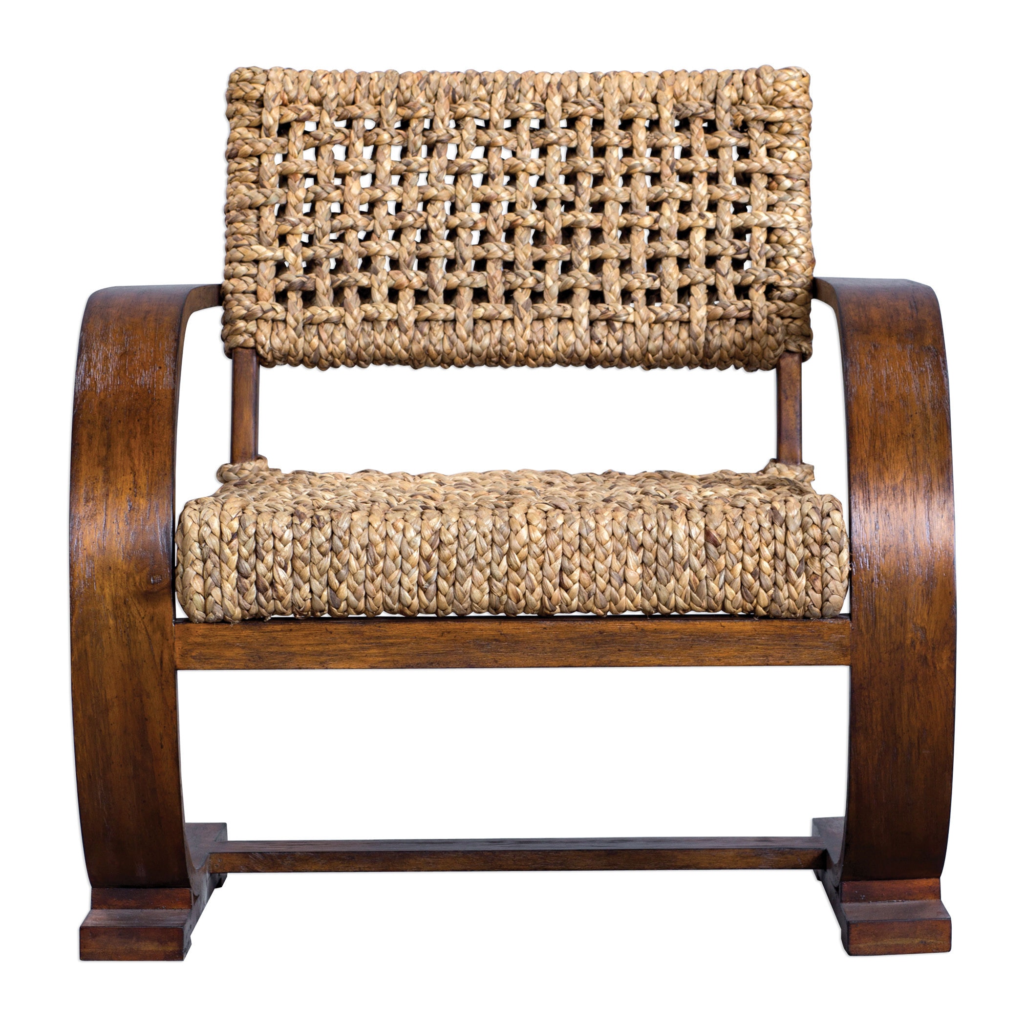 Woven discount accent chair