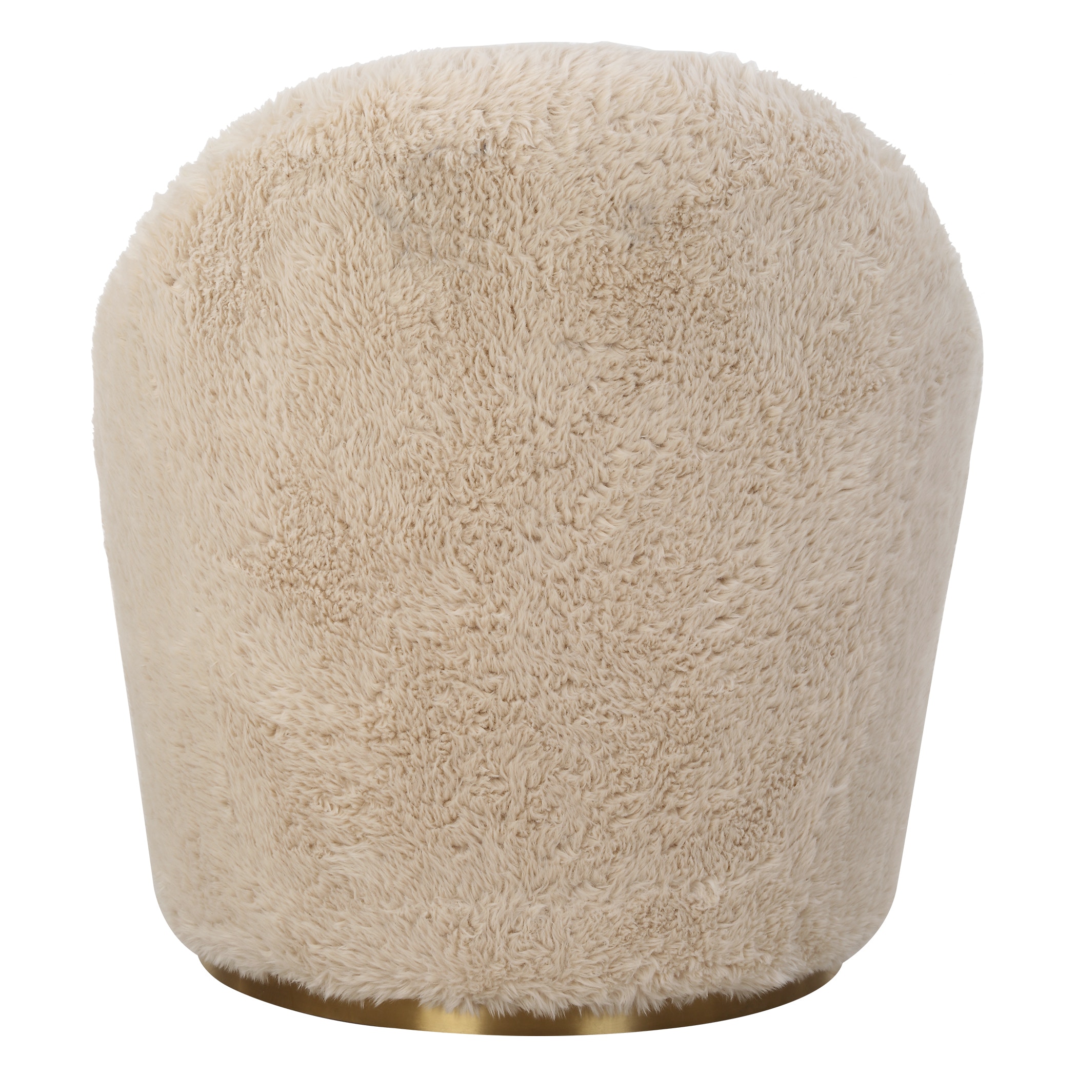 Uttermost Crue Sheepskin Swivel Chair 23531 Salt Creek Home Furniture