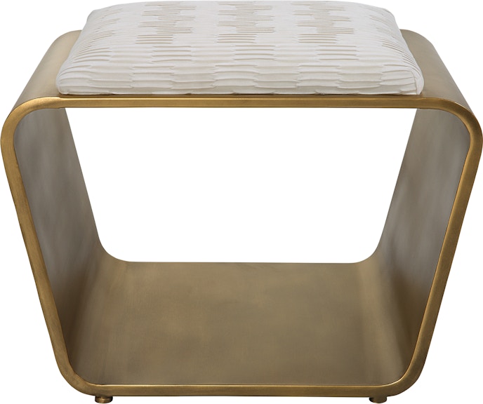 Uttermost Hoop Small Gold Bench 23673 23673