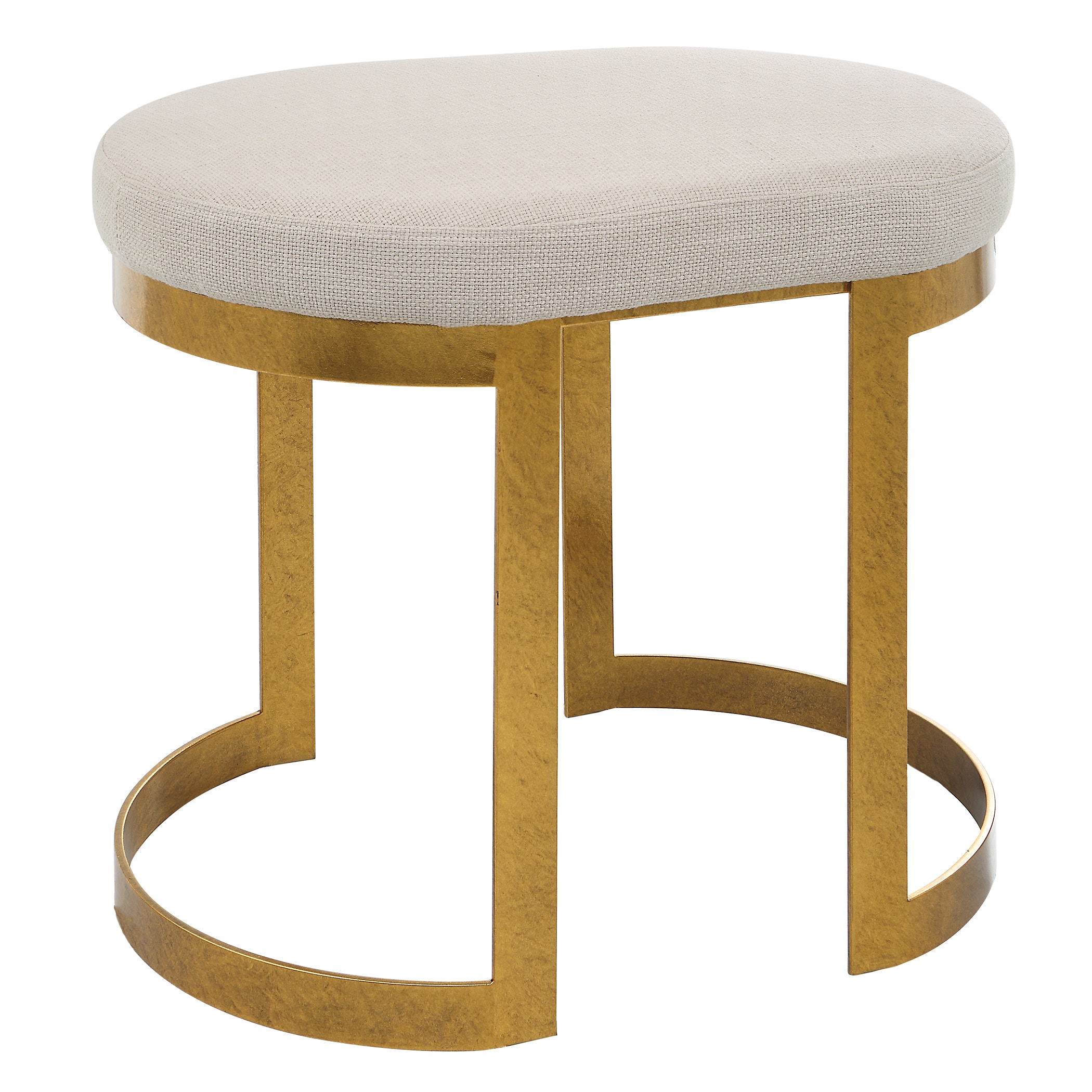 Infinity Gold Accent Stool UT23698