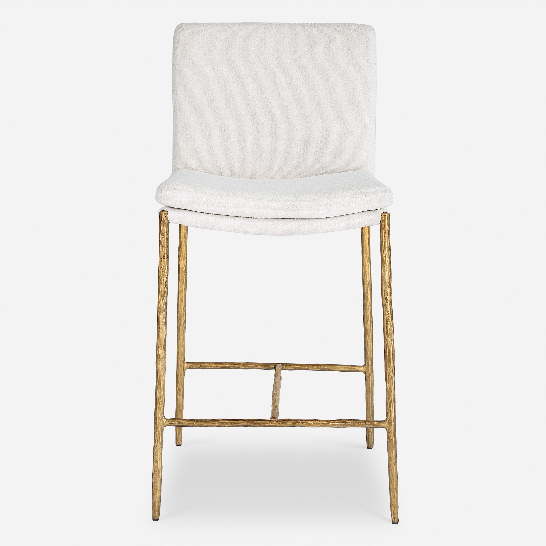 Uttermost Ascend White Counter Stool 23844