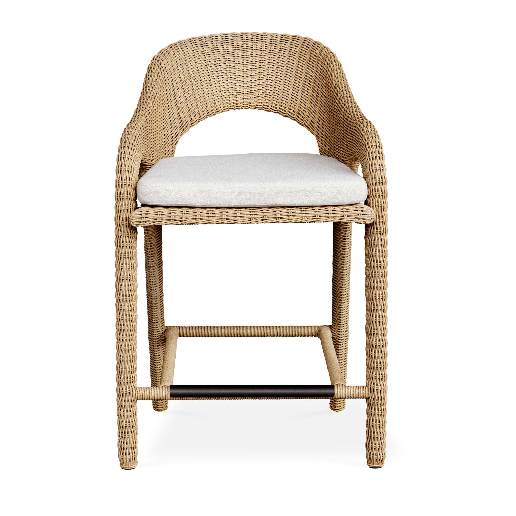 Uttermost Kavali Outdoor Wicker Counter Stool 23933