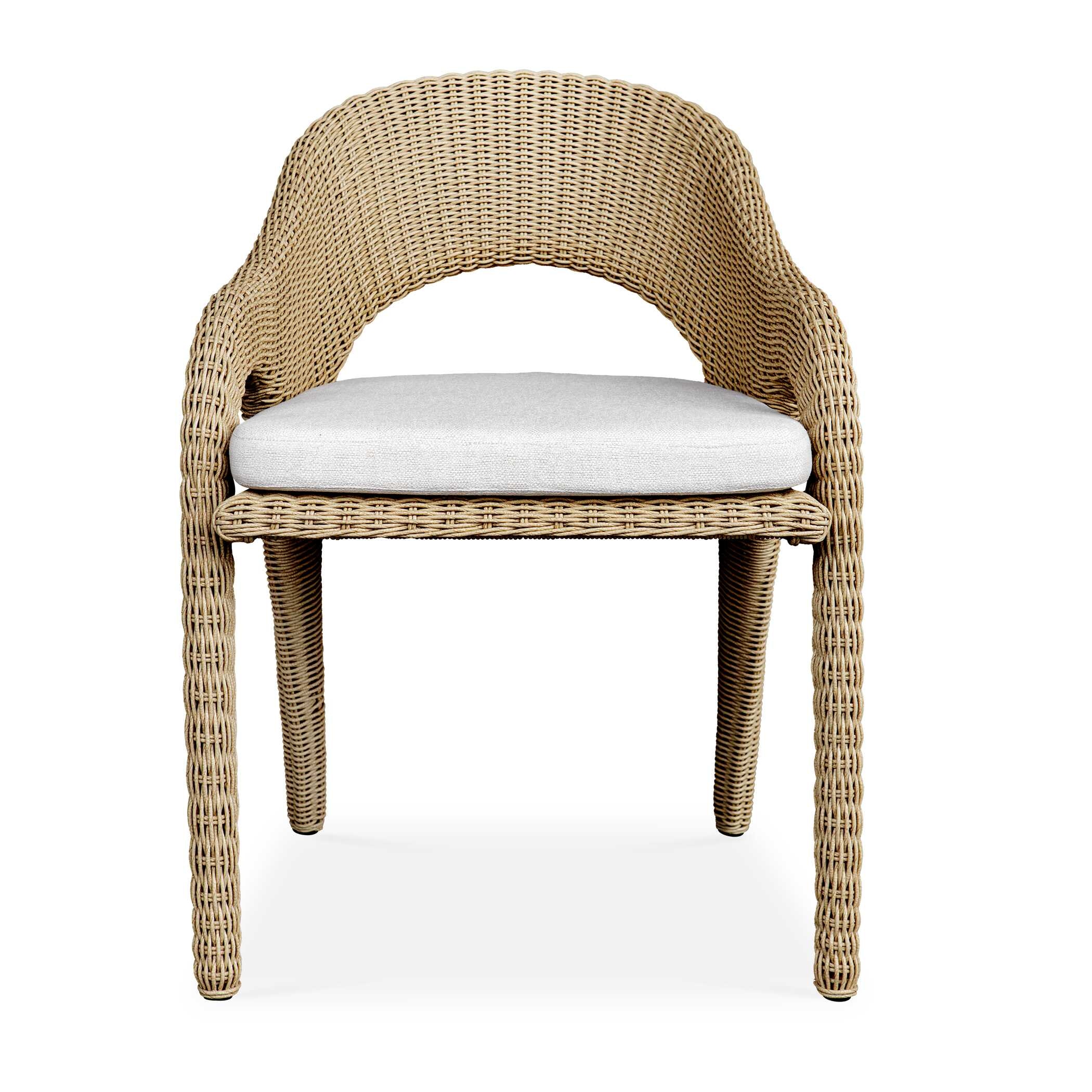 Uttermost Kavali Outdoor Wicker Dining Armchair 23934