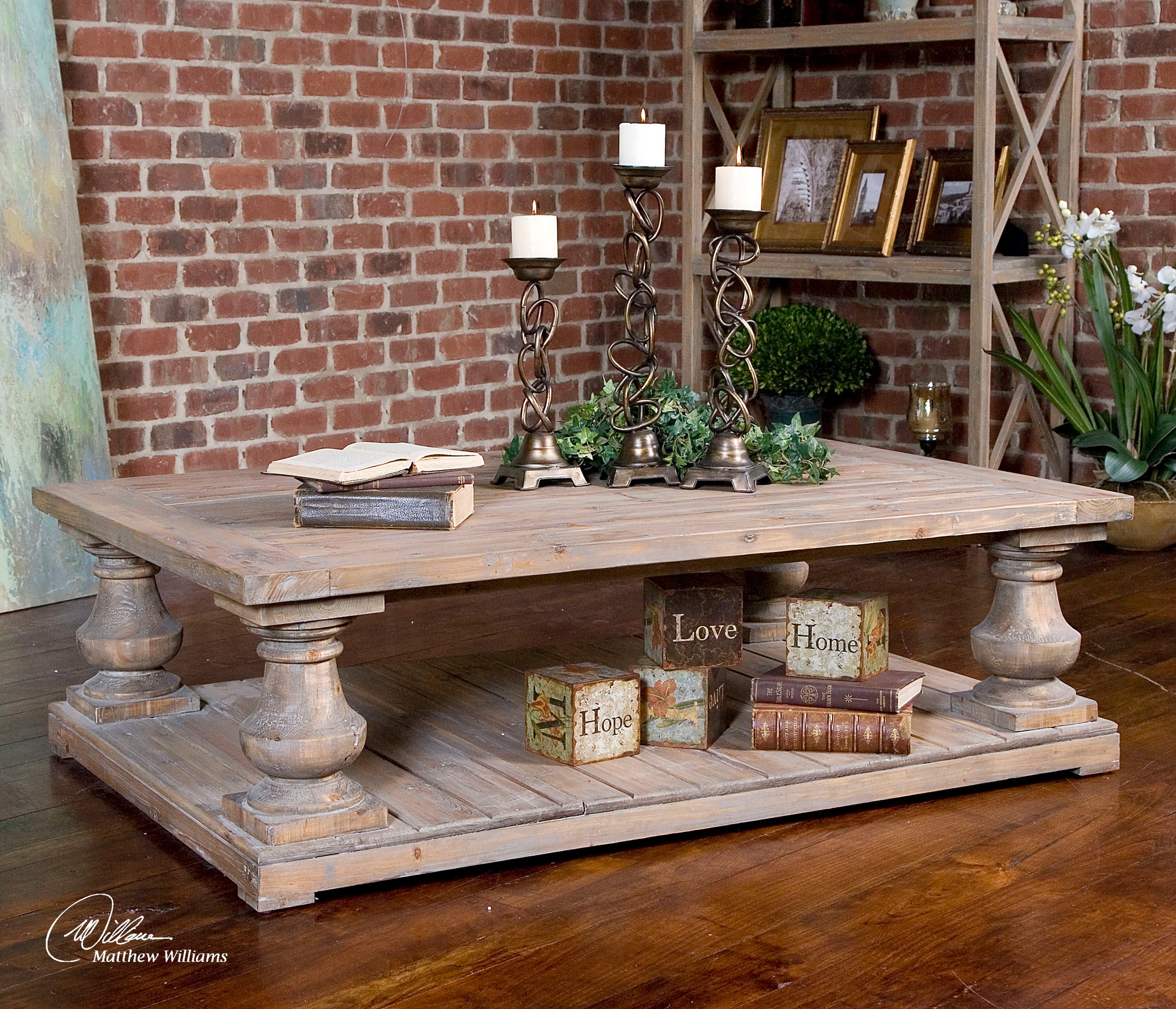 Stratford rustic console deals table