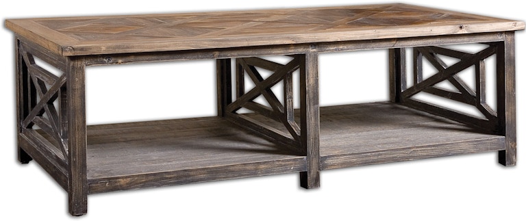 Uttermost Spiro Reclaimed Wood Cocktail Table 24264 24264