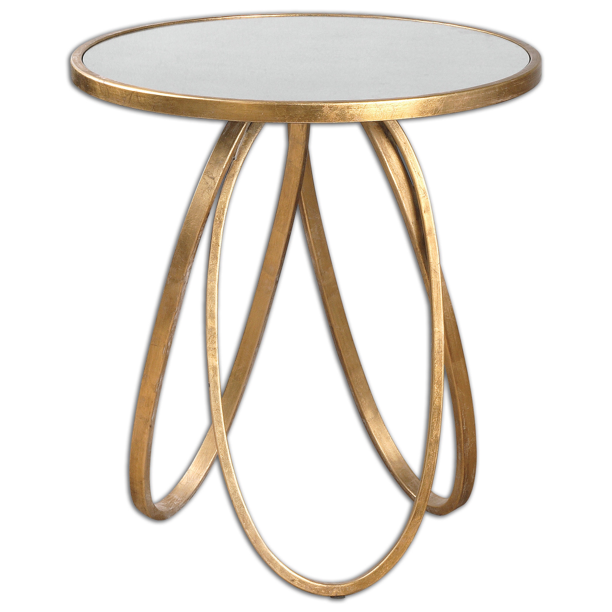 Gold leaf outlet end table