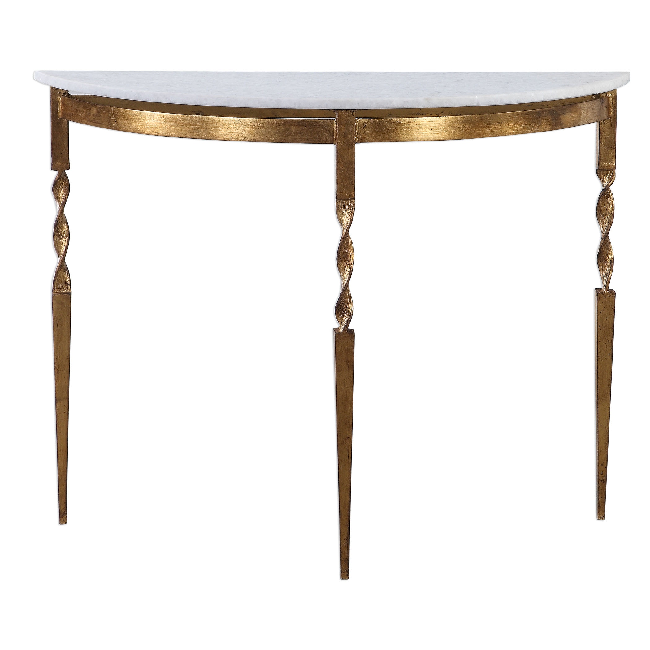 modern demilune table