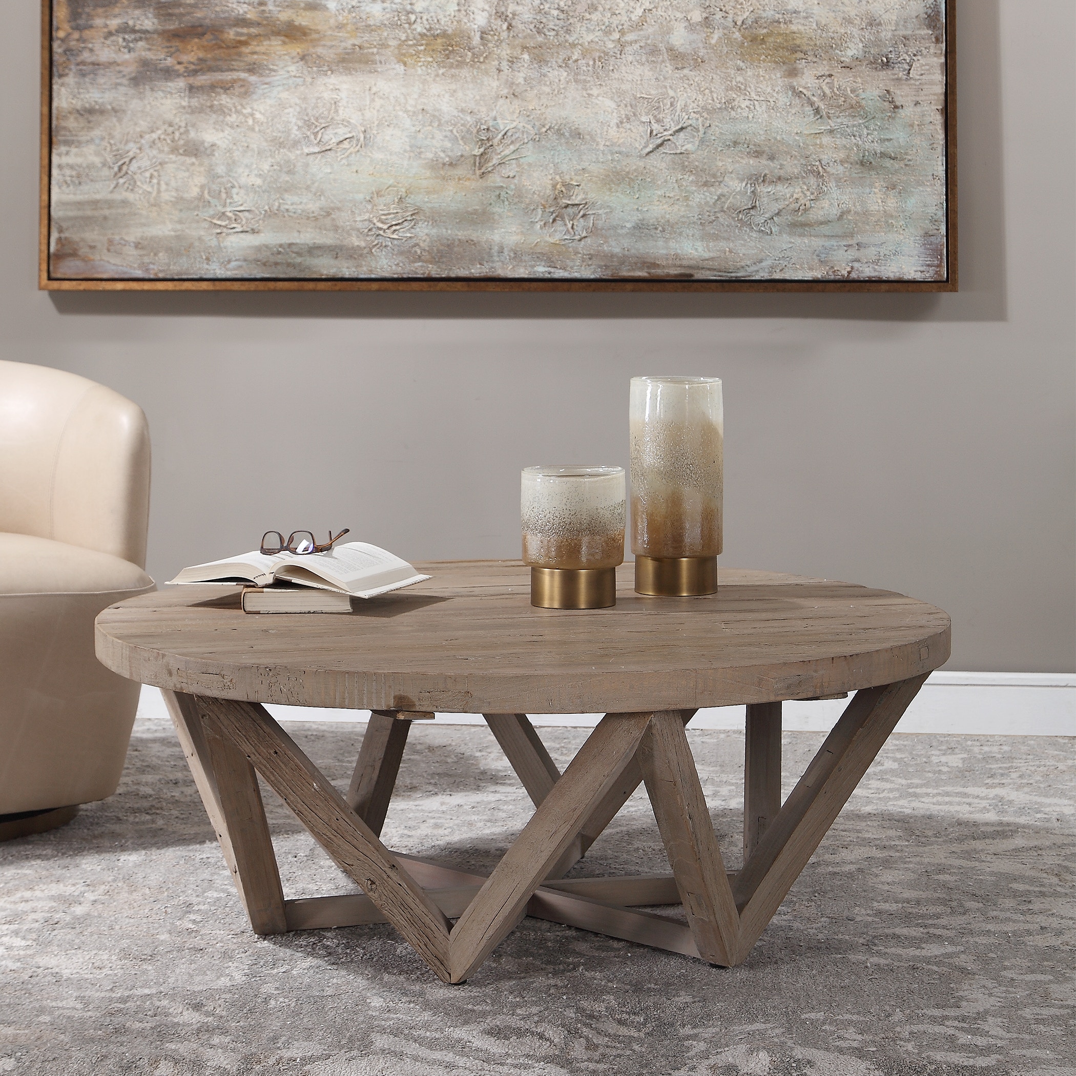 uttermost wood coffee table