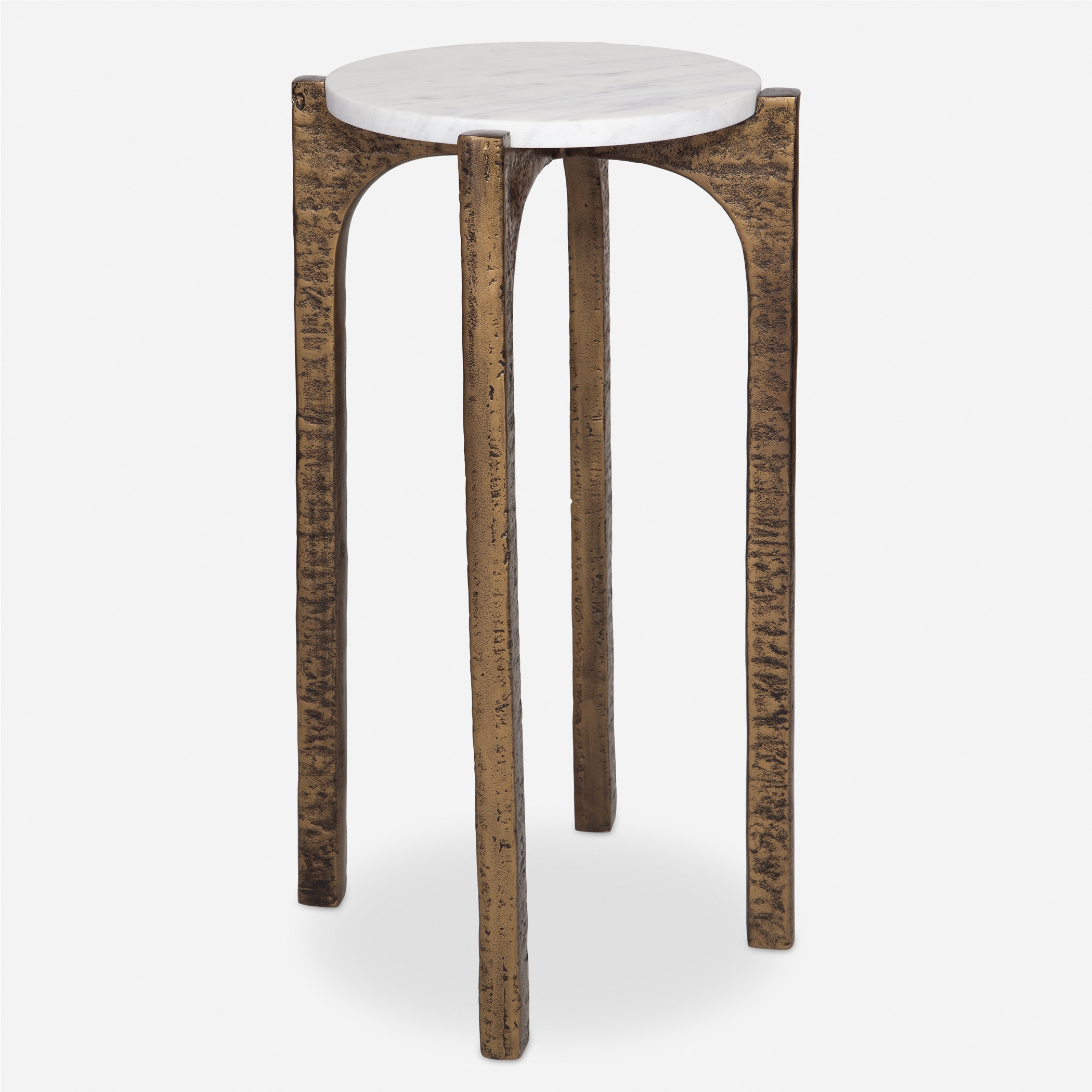 【美品】REGAL East Coast Collection 24EEcm Global Views Living Room Organic Nesting Table-Gunmetal/Grey