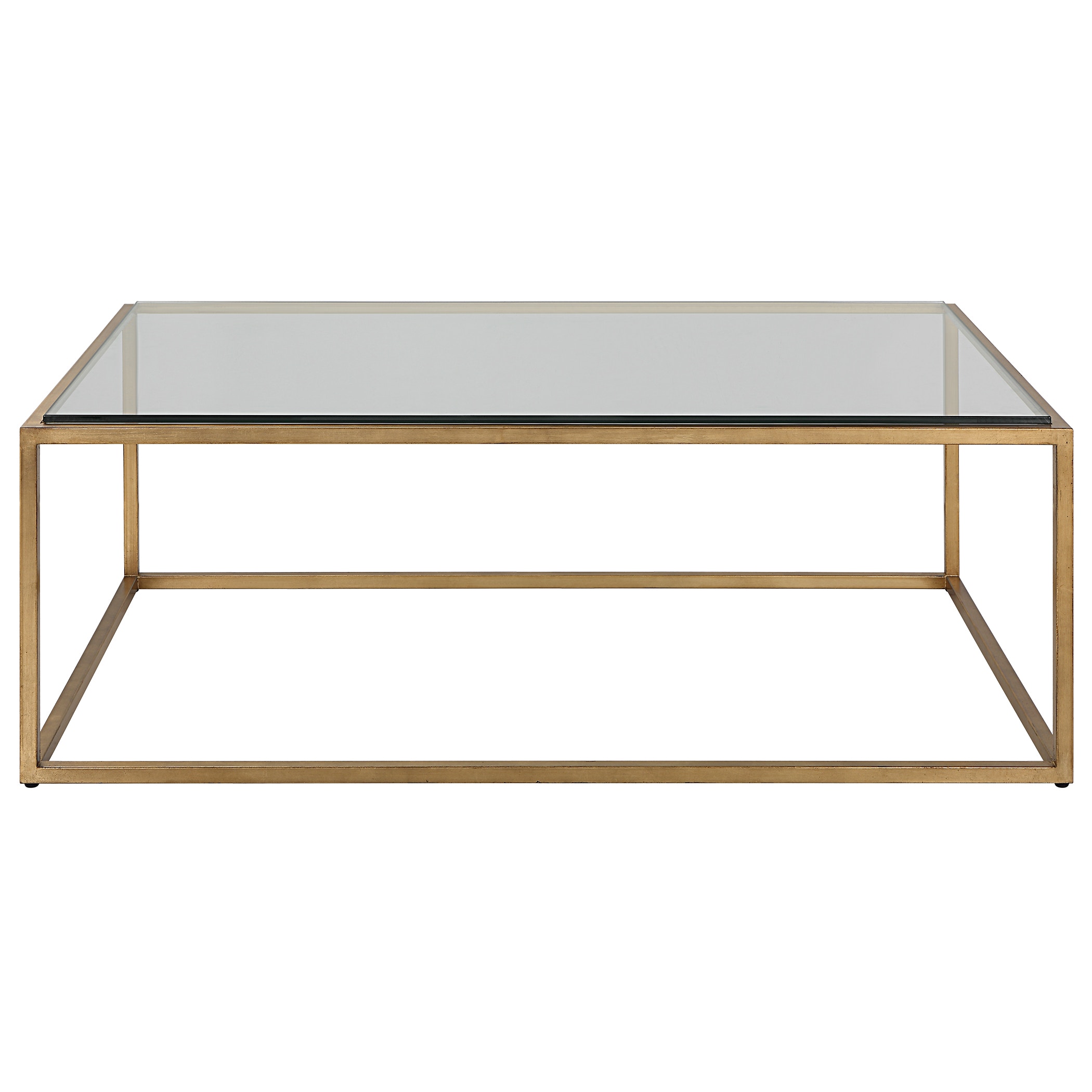 Uttermost Living Room Bravura Gold Coffee Table 25195 The Cleveland  Furniture Company