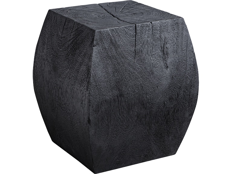 Grove Black Wooden Accent Stool UT25296 Grove Black Wooden Accent Stool UT25296