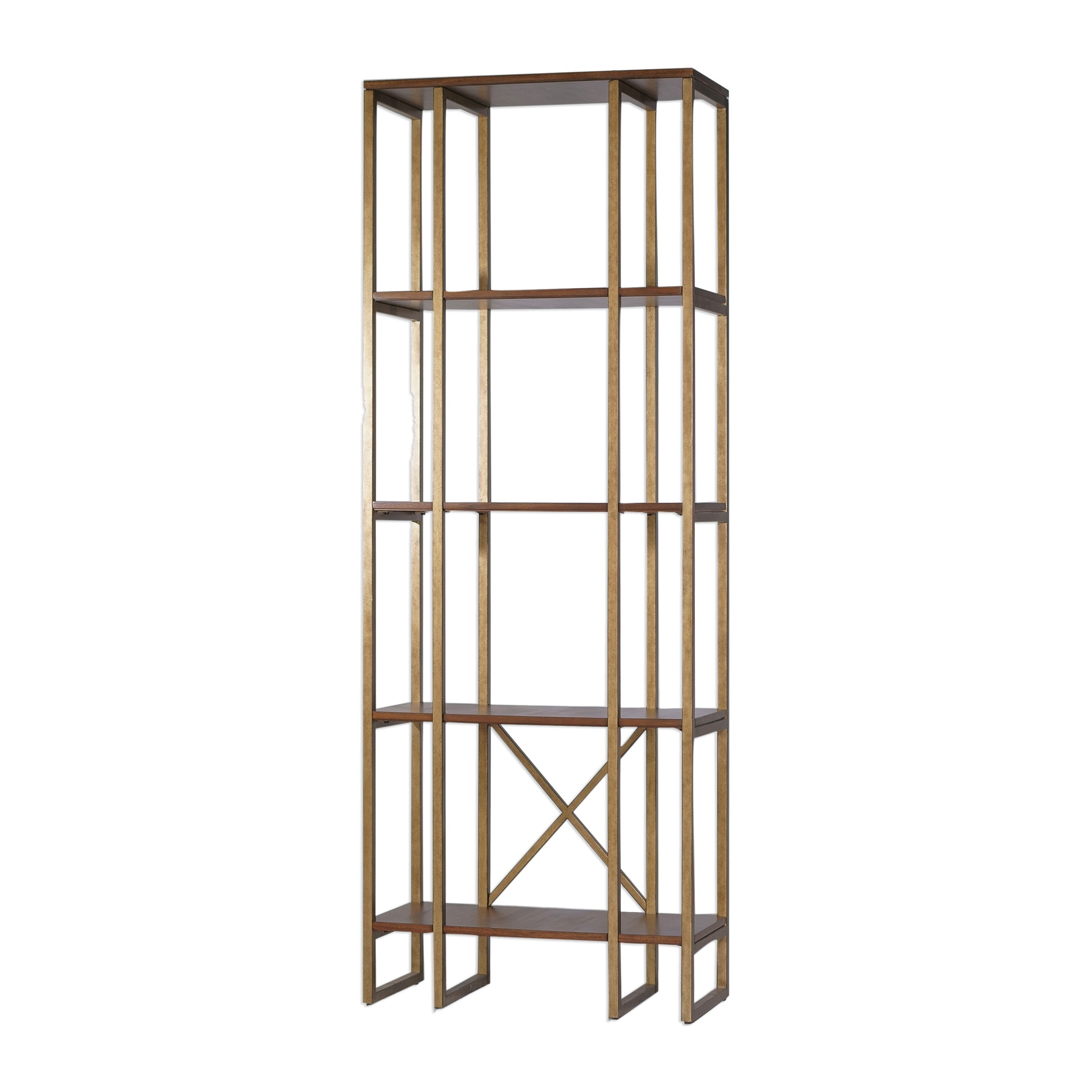 Uttermost Living Room Karishma Antique Gold Etagere 25347