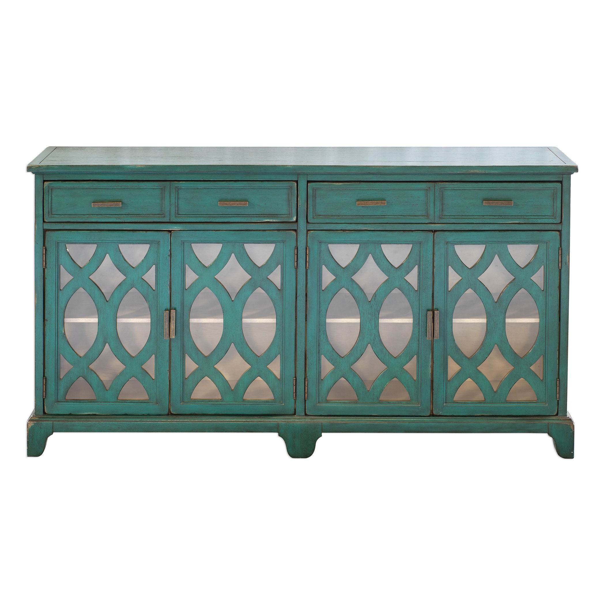 Teal credenza online