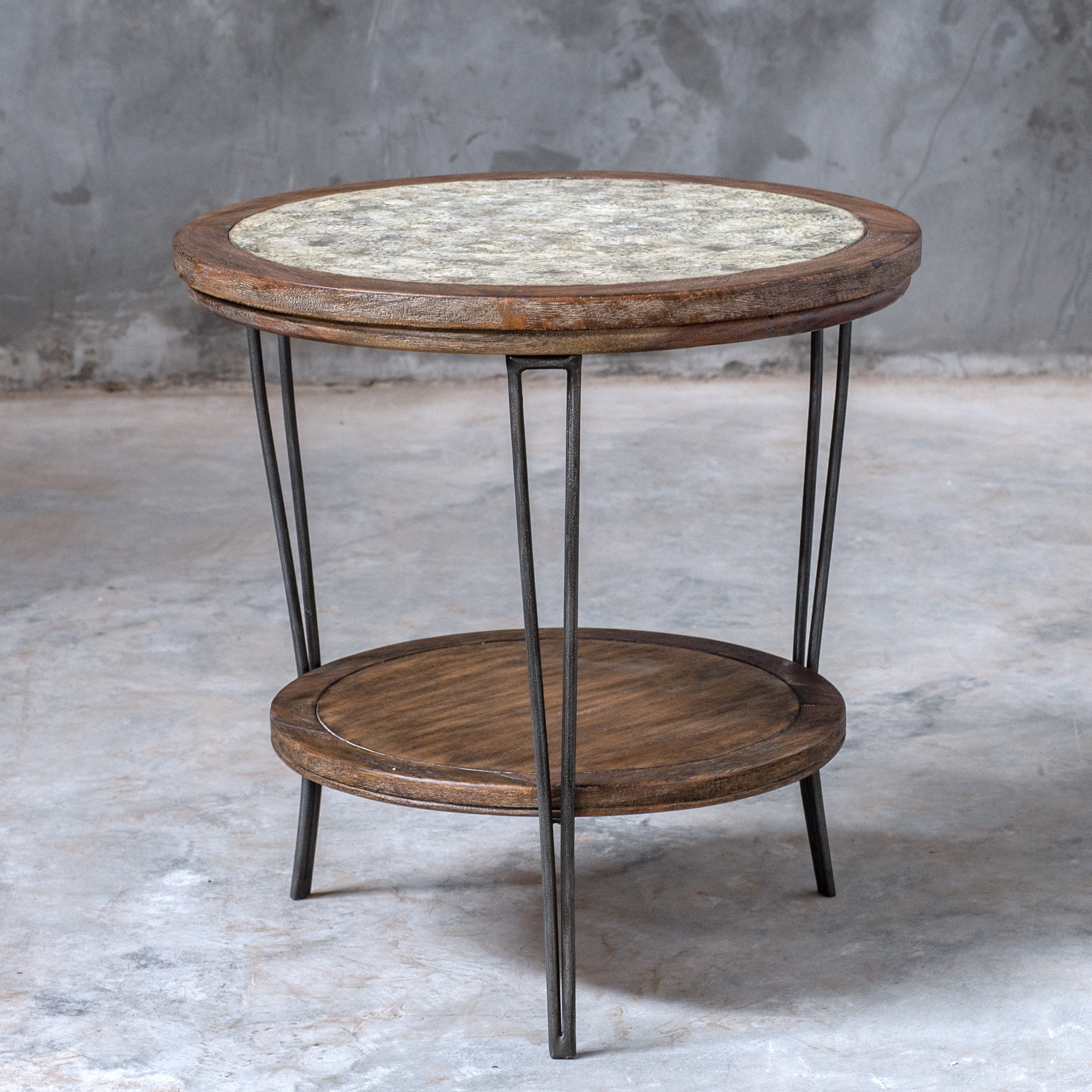 Uttermost Living Room Saskia Round Side Table 25446 - Austin and