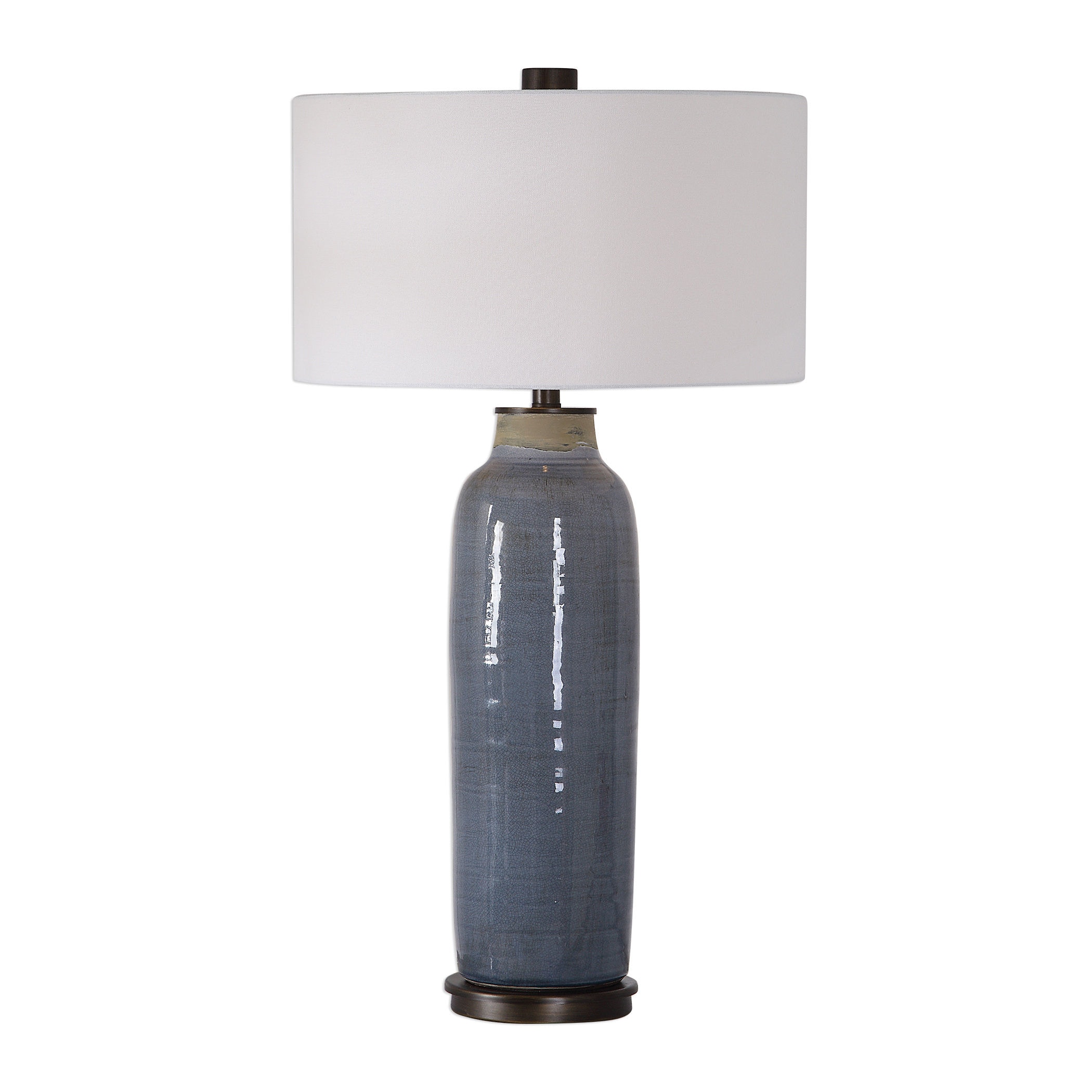 Blue base best sale table lamps