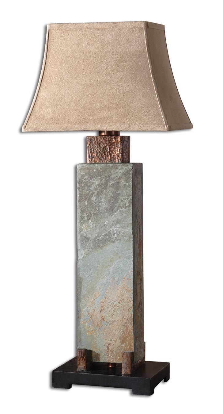 slate floor lamp