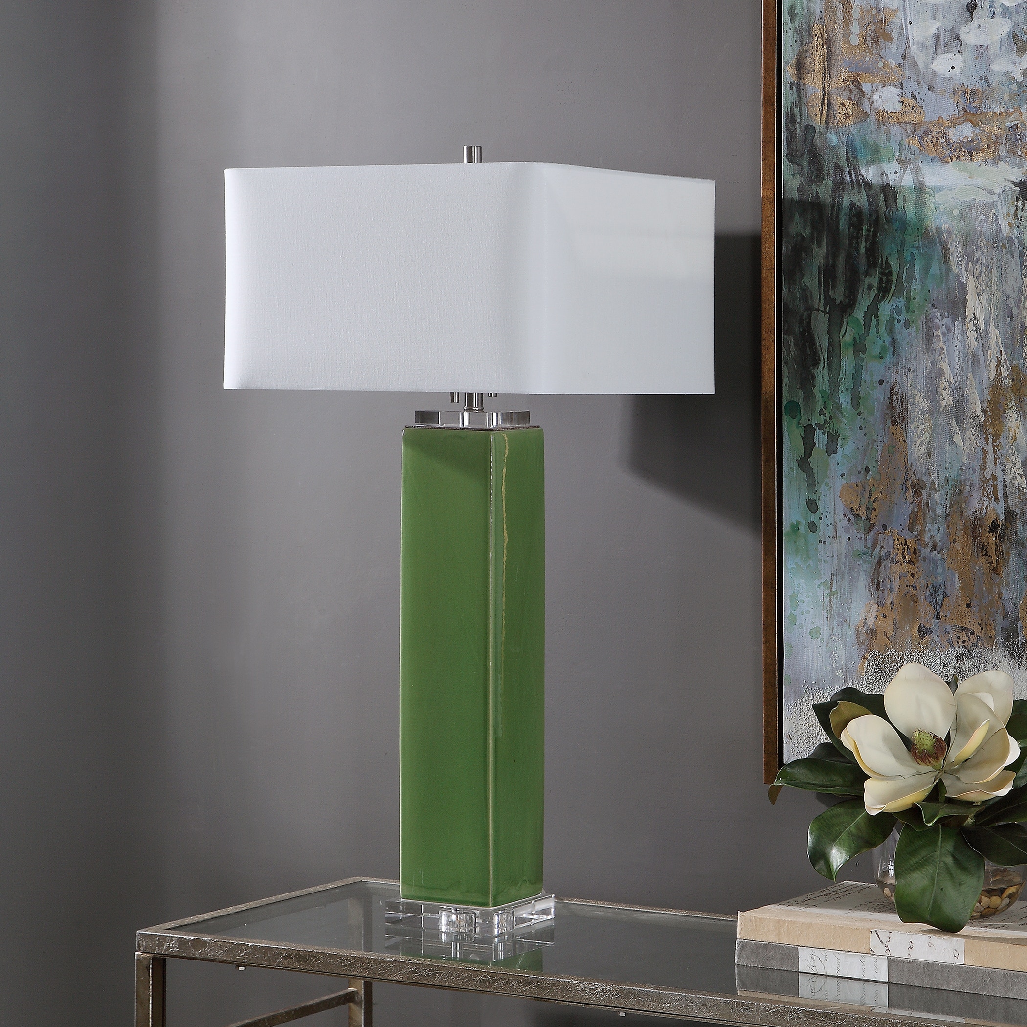 uttermost green lamp