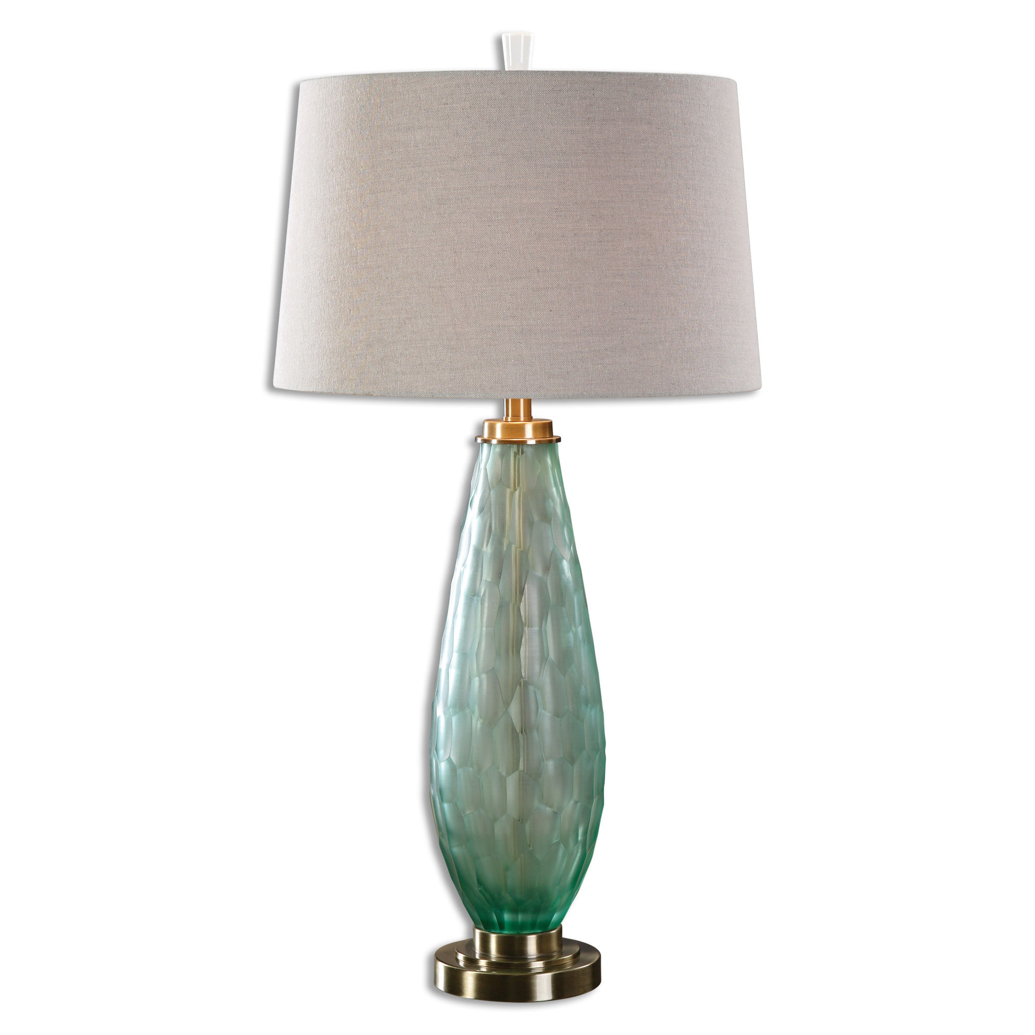 sea glass table lamp